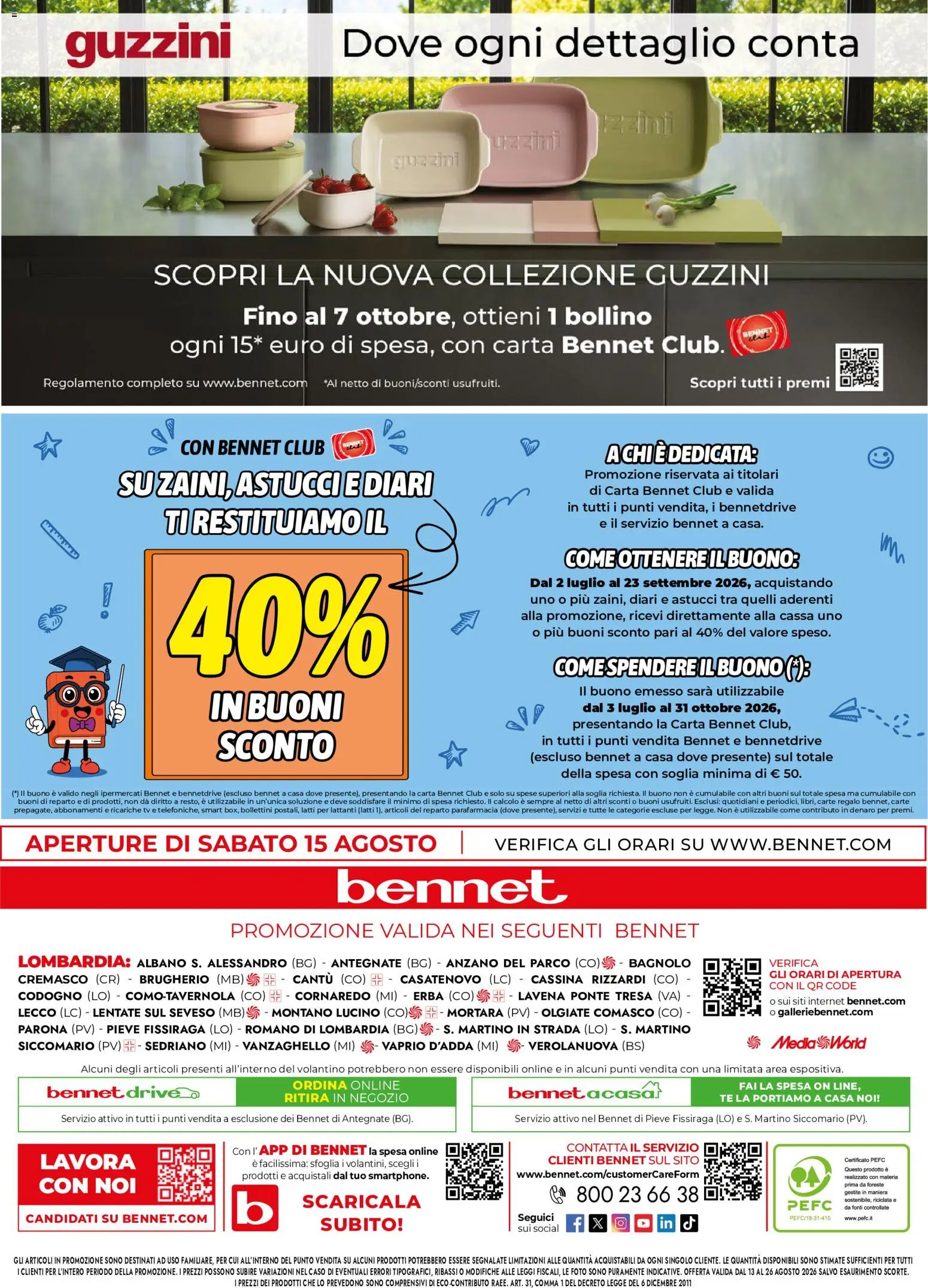 Volantino bennet del 13/08/2026 | Pagina: 31 | Prodotti: Tè, TV