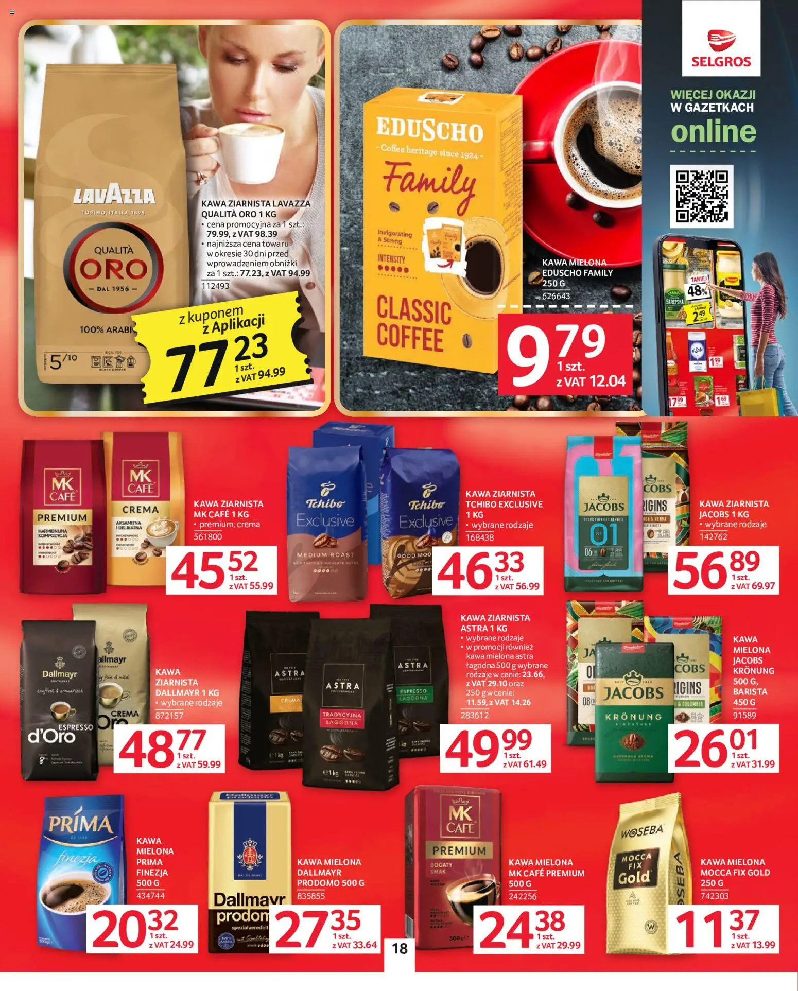 Selgros cash&carry gazetka od 02.06.2026 | Strona: 18 | Produkty: Kawa ziarnista Lavazza, Tchibo exclusive, Tchibo, Kawa
