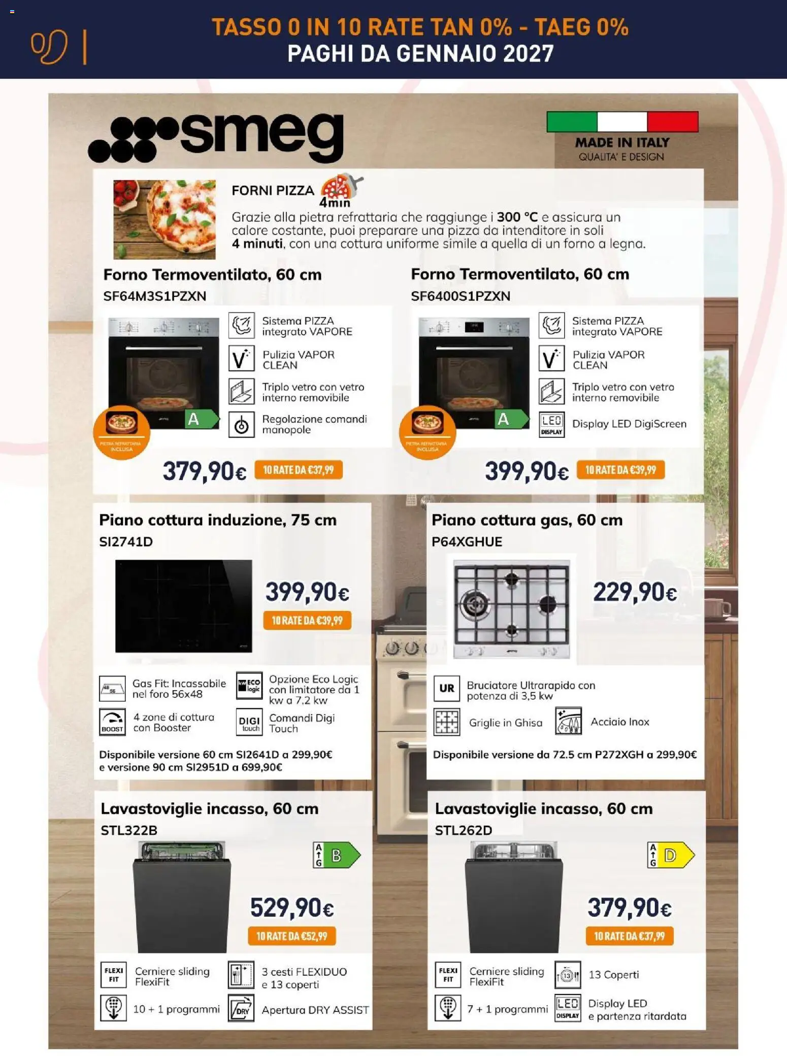 Nuovo Unieuro volantino Incasso dal 30/10/2026 > offerte anteprima 🛍️ | Pagina: 14 | Prodotti: Pizza, Piano cottura, Lavastoviglie, Forno