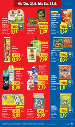 Lidl Prospekt ab 18.05.2026 gültig | Seite: 67 | Produkte: Mühle, Parfüm, Shampoo, Toilettenpapier
