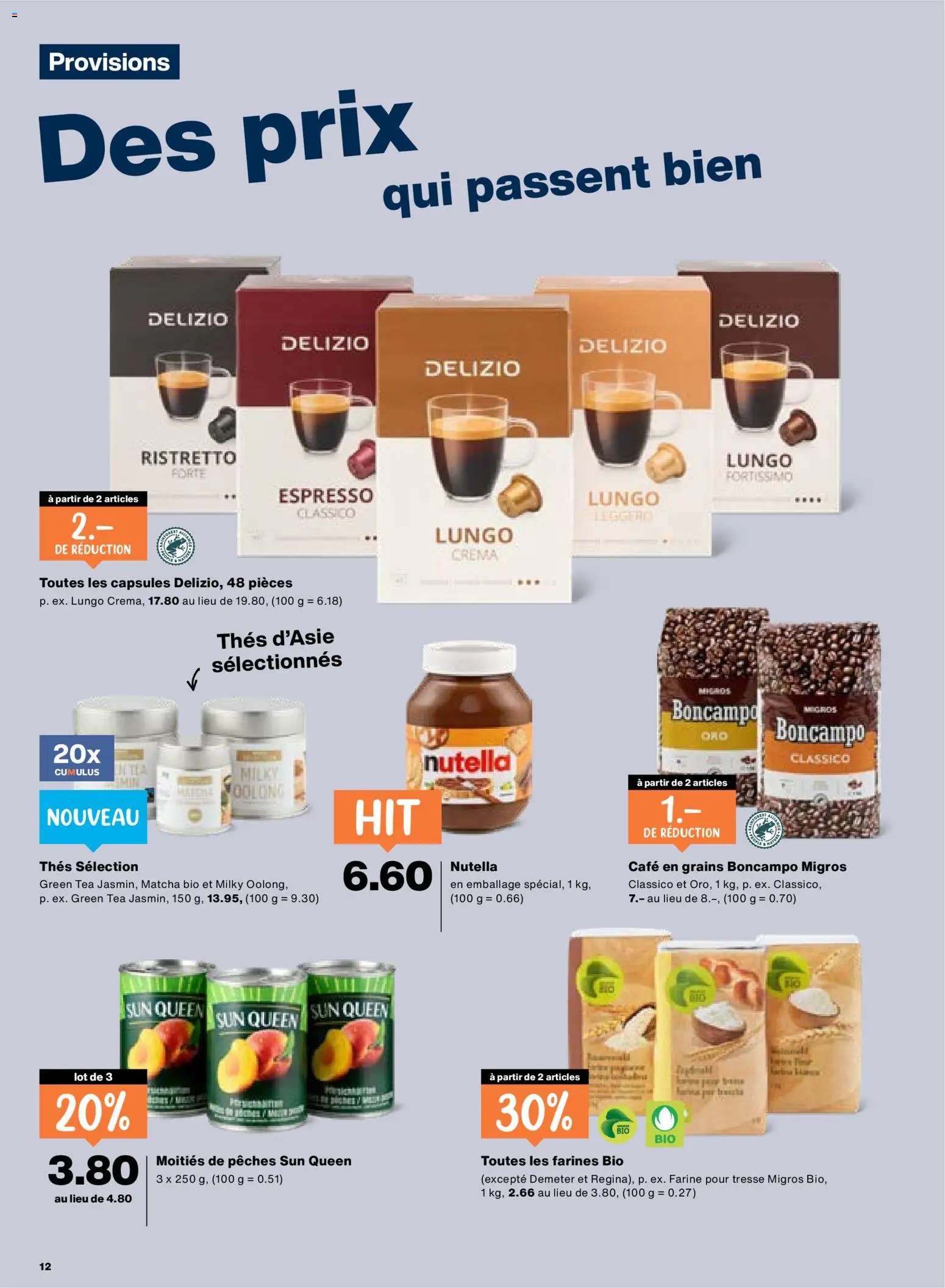 Migros aktionen FR – gültig ab 17.09.2026 | Seite: 12 | Produkte: Nutella