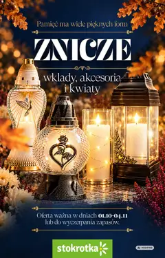 Pogląd oferty "Stokrotka gazetka - Katalog Znicze" - ważna od 01.10.2026