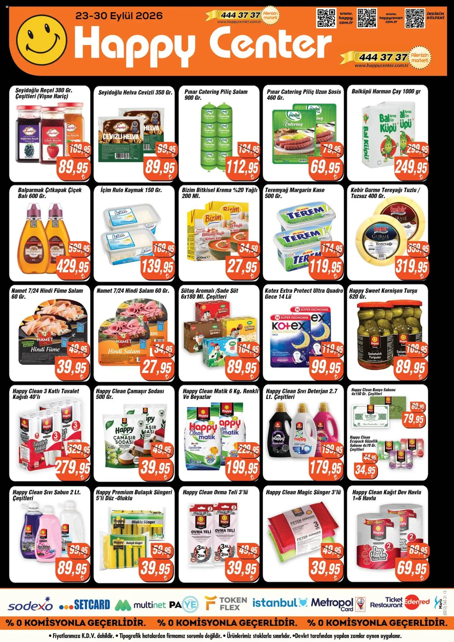 Happy Center Katalog - 23 Eylül 2026 tarihinden itibaren geçerlidir | Sayfa: 5 | Ürünler: Deterjan, Sosis, Böğürtlen, Hindi füme