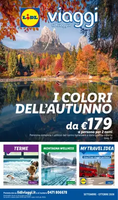 Anteprima del volantino Lidl volantino Viaggi valido a partire dal 07/09/2026