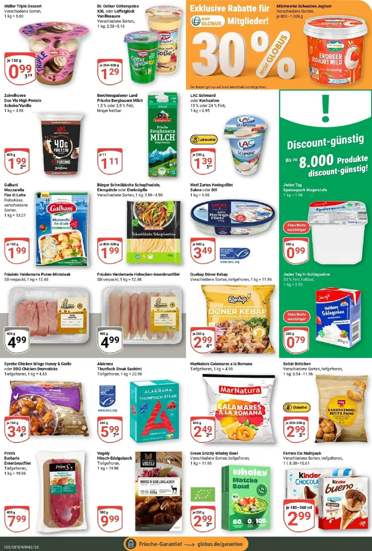 Globus Prospekt Isserstedt (ab 12.10.2026) » Angebote online | Seite: 10 | Produkte: Soße, Dill, Sahne, Eis