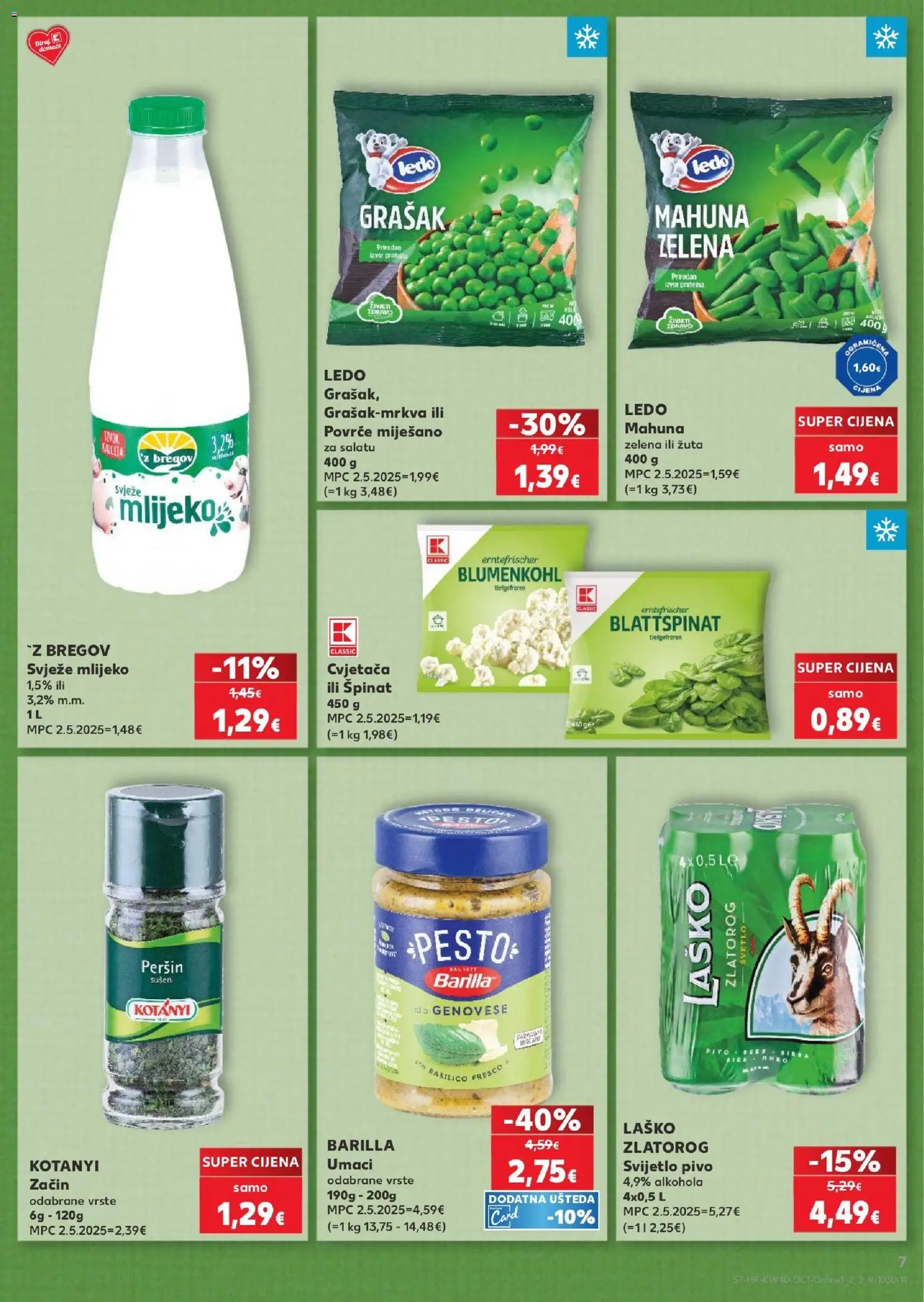 Kaufland HR akciós ujság - amely érvényes a következő dátumtól: 2026.09.30. | Oldal: 7