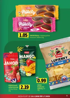 Fresh leták platný od 18.06.2026 | Strana: 31 | Produkty: Soľ, Mango, Ovocie