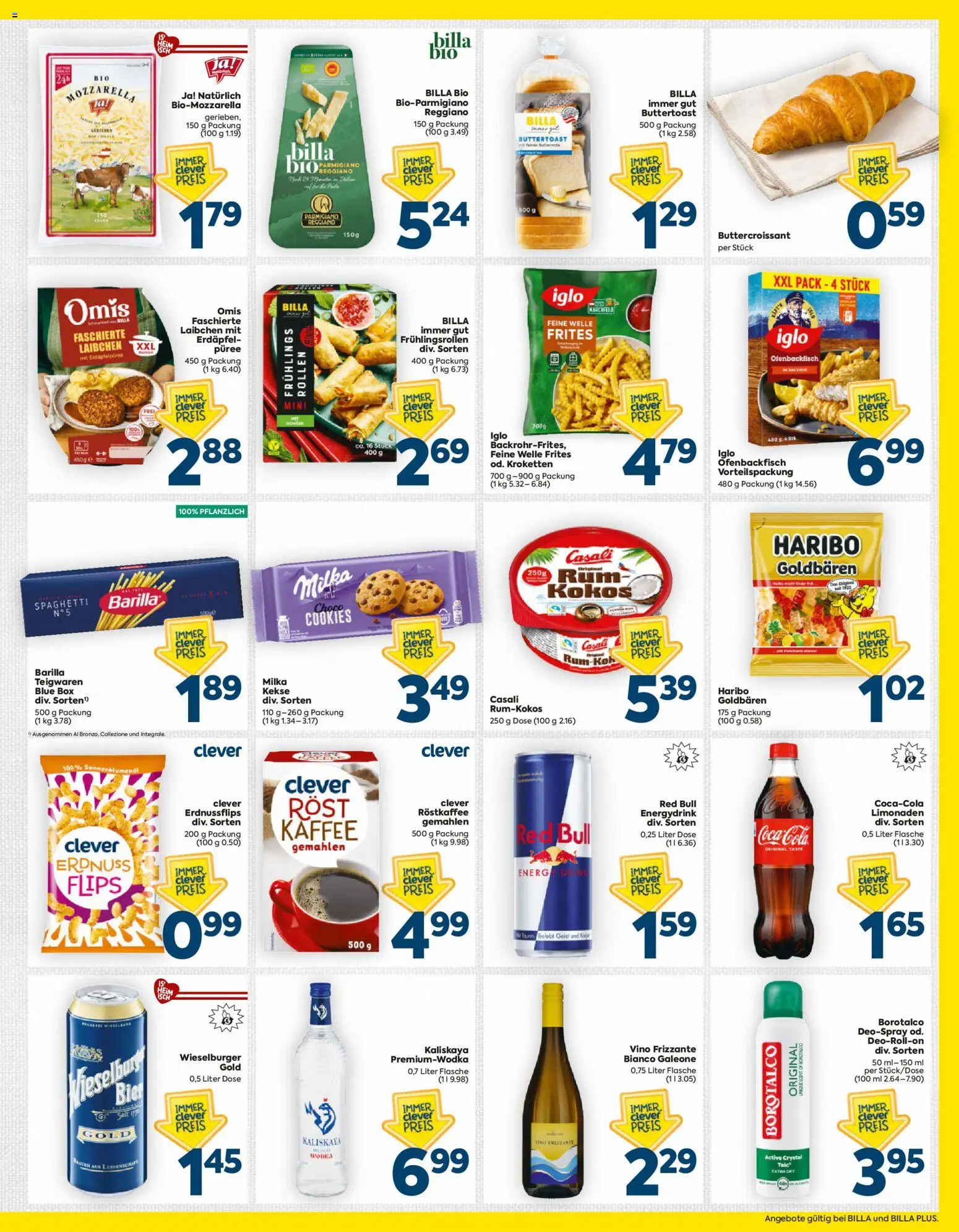 Billa AT akciós ujság - amely érvényes a következő dátumtól: 2026.10.01. | Oldal: 3 | Termékek: Haribo, Milka, Red bull, Coca Cola