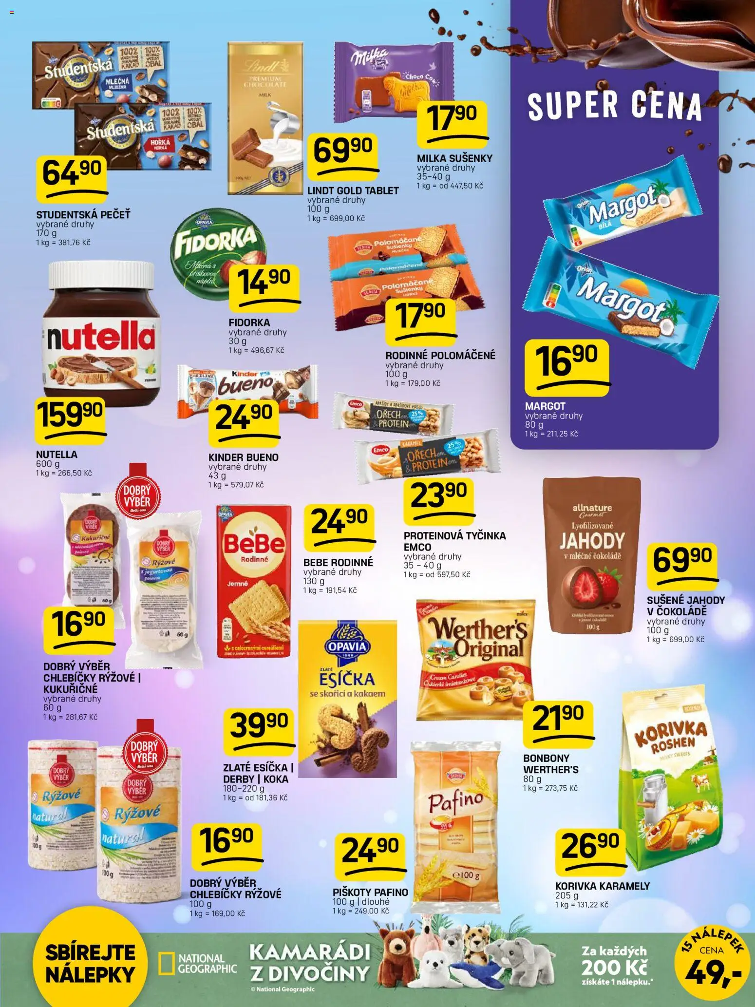 Flop leták od 30.09.2026 | Strana: 9 | Produkty: Milka, Bebe, Sušenky, Nutella