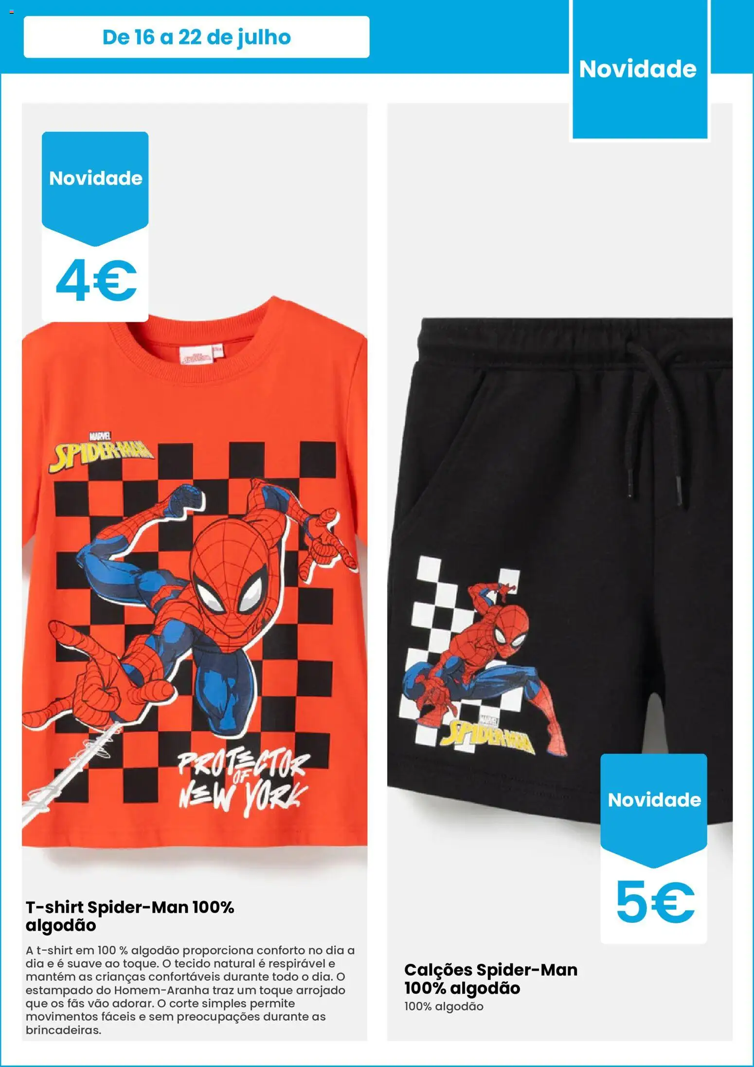 Pepco folheto │ válido de 16/07/2026 | Página: 6 | Produtos: Algodão, Calções