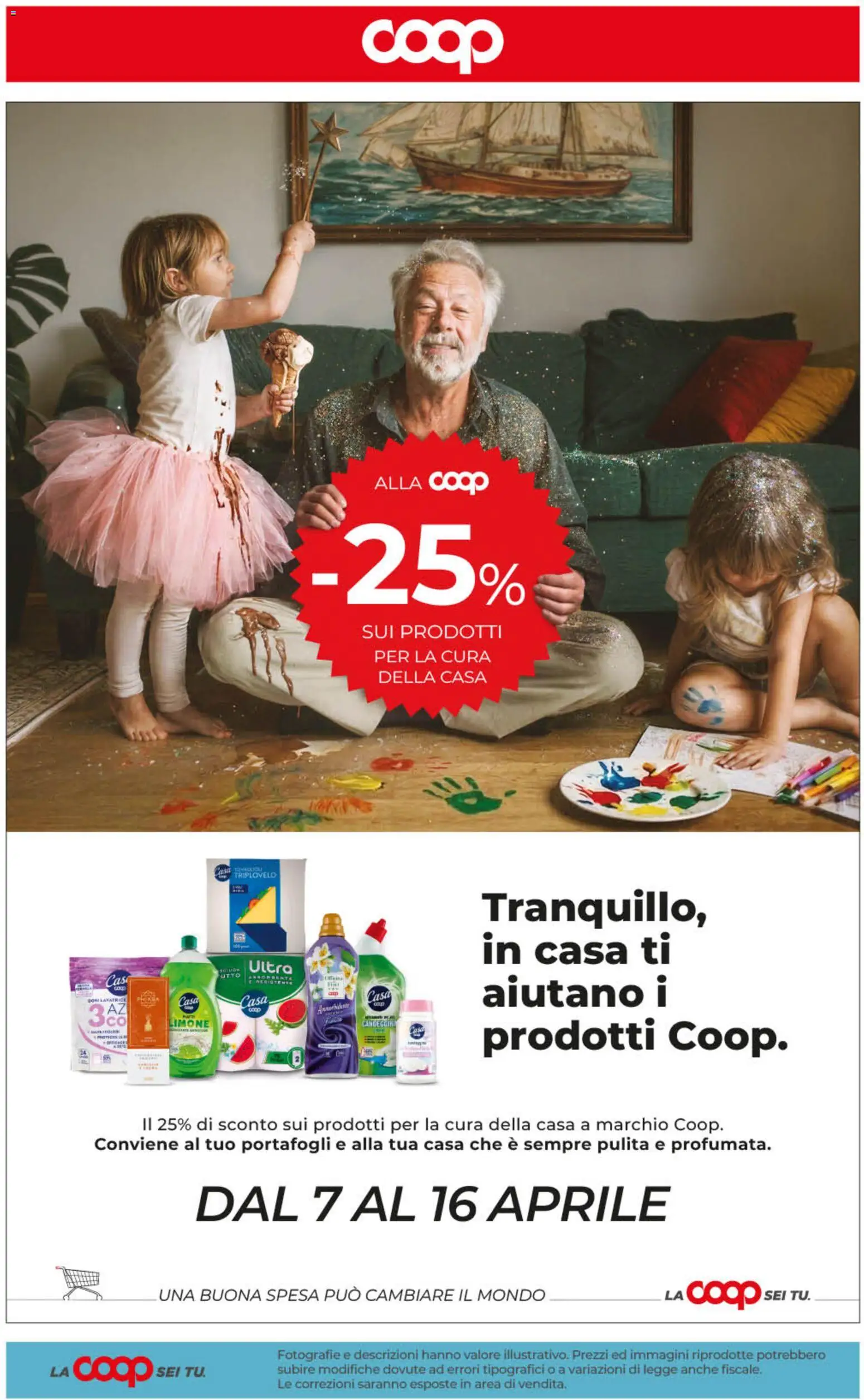 Volantino COOP del 07.04.2026 | Pagina: 46 | Prodotti: Candeggina, Limone, Lavatrice
