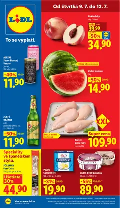 Náhled letáku Lidl leták od 09.07.2026
