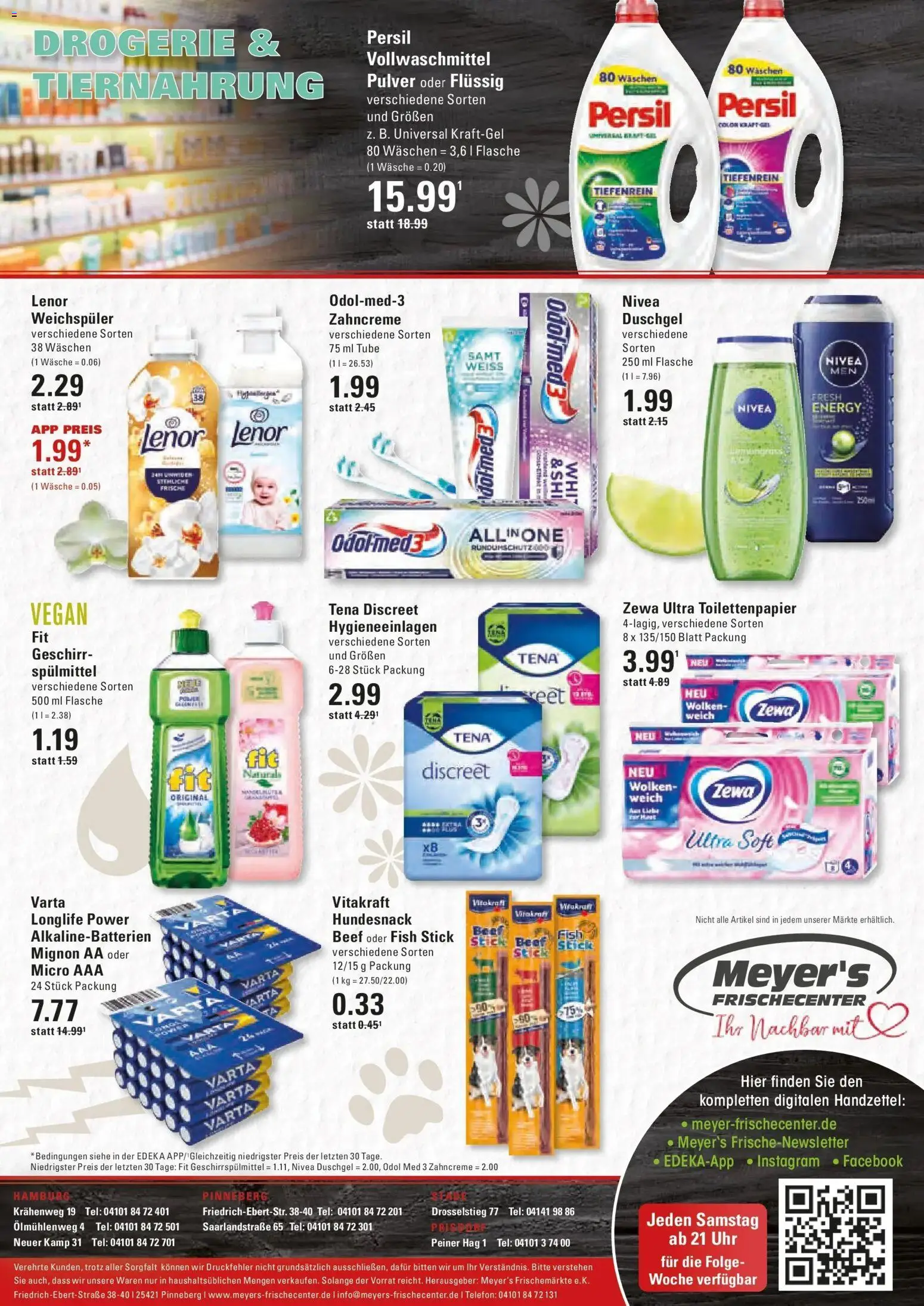 Edeka Prospekt Prisdorf (ab 31.08.2026) » Angebote Online | Seite: 24 | Produkte: Lenor, Energy, Duschgel, Persil