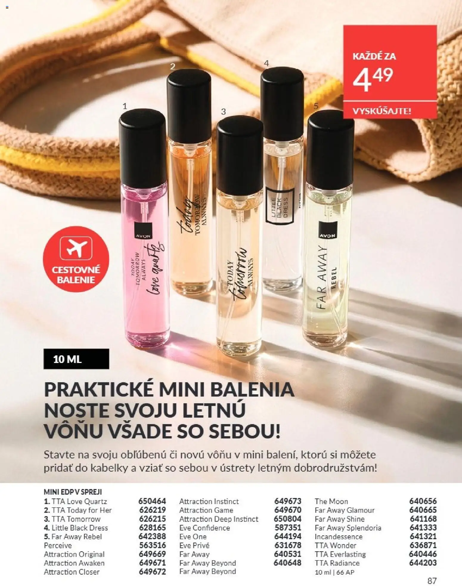 Nové Avon akcie – leták je platný od 01.08.2026 | Strana: 87