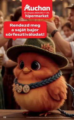 Auchan Bajor sorfesztival ajánlatok - amely érvényes a következő dátumtól: 2026.09.17.