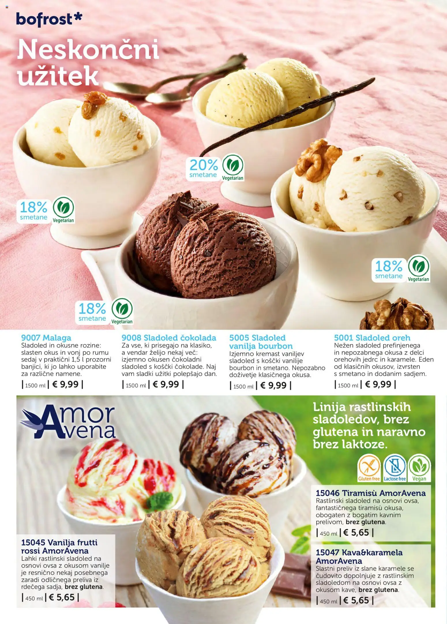 Novi Bofrost katalog ponudbe – veljaven od 04.03.2026 | Stran: 16 | Izdelki: Cokolada, Karamele, Sladoled, Rozine
