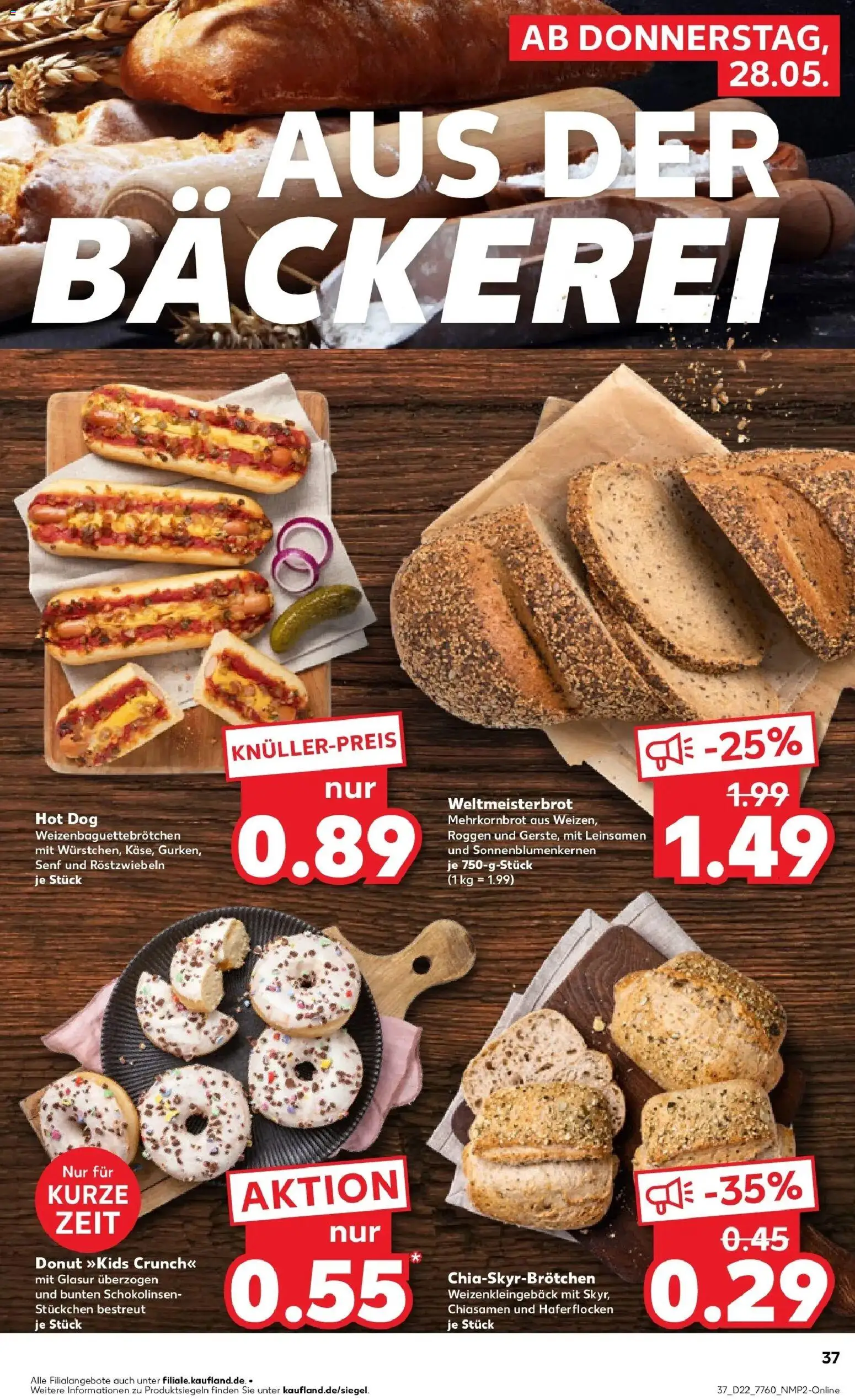 Kaufland Prospekt Crailsheim – gültig ab 26.05.2026 | Seite: 42 | Produkte: Bäckerei