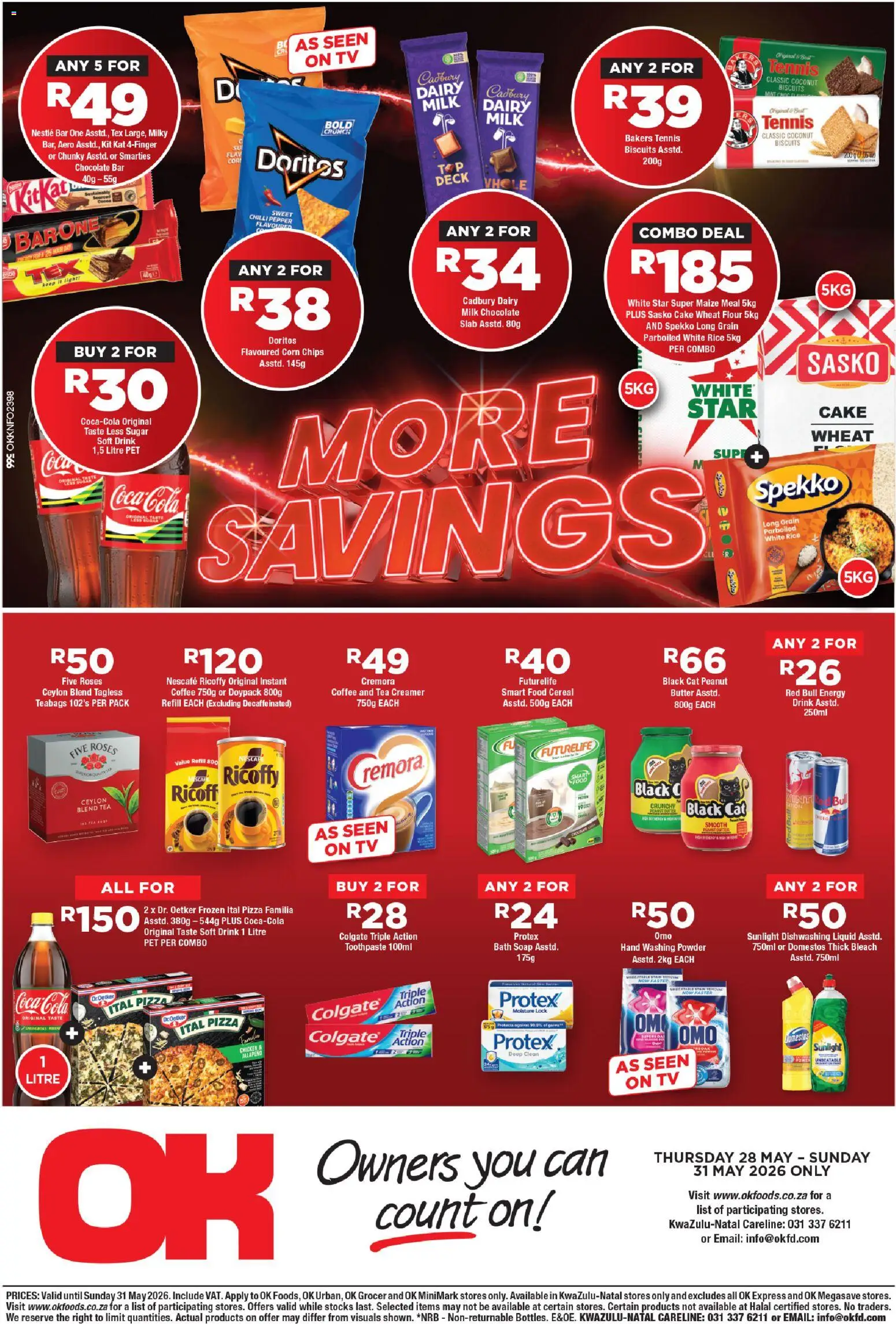 New OK Foods catalogue – valid from 28.05.2026 | Page: 2 | Products: Lock, Powder, Soap, Pepper