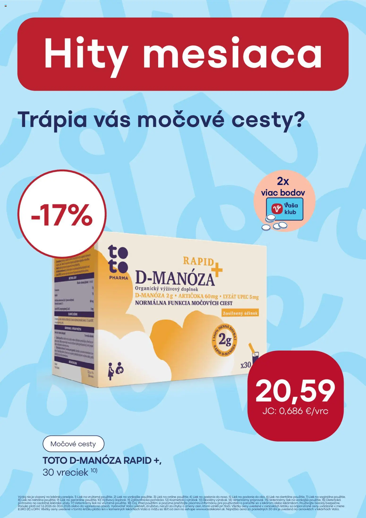 Nové Vaša lekáreň akcie – leták je platný od 01.06.2026 | Strana: 18