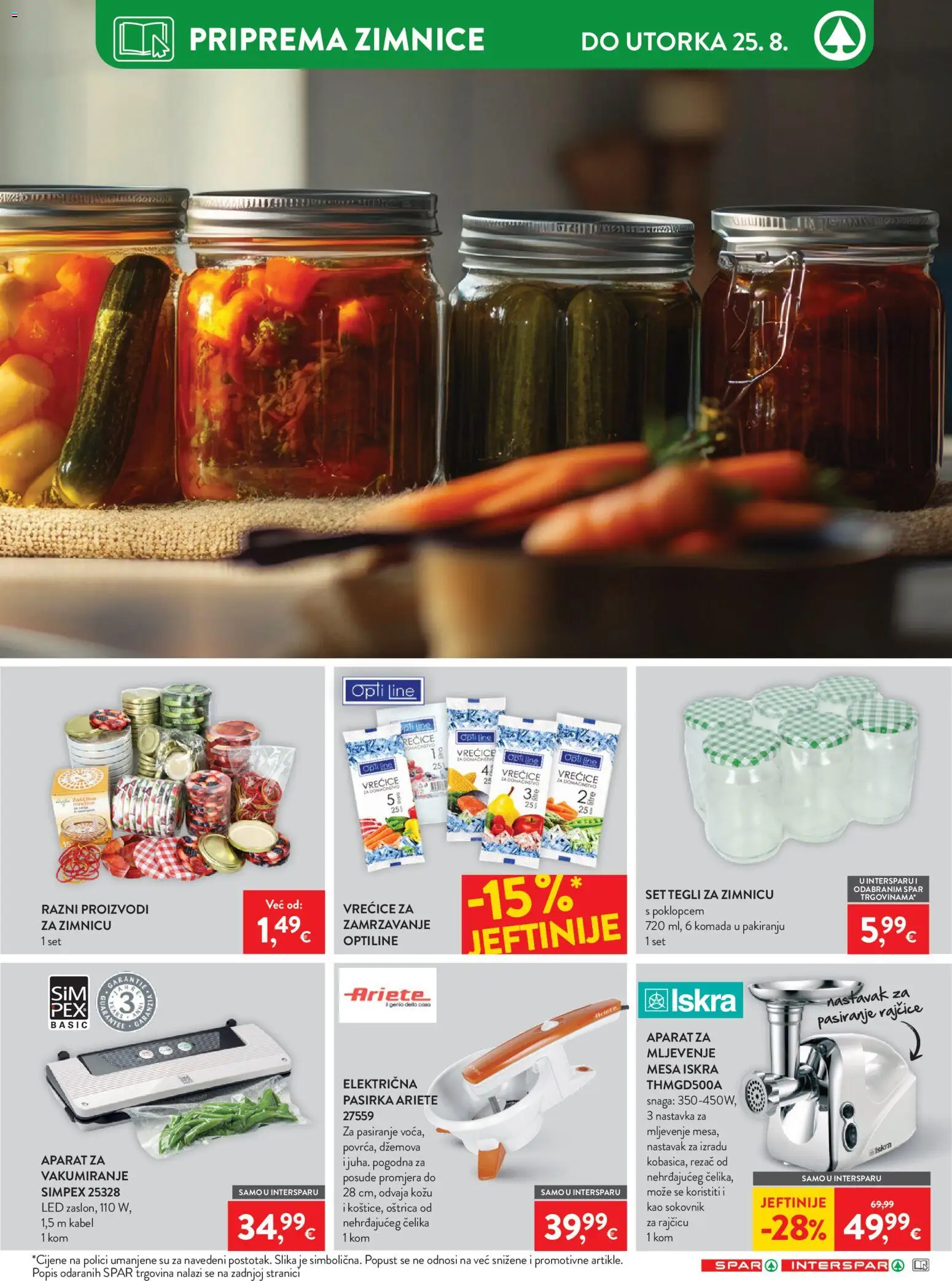 Interspar katalog | vrijedi od 12.08.2026 | Stranica: 17 | Proizvodi: Pasirka, Posuđe, Kabel, Rezač
