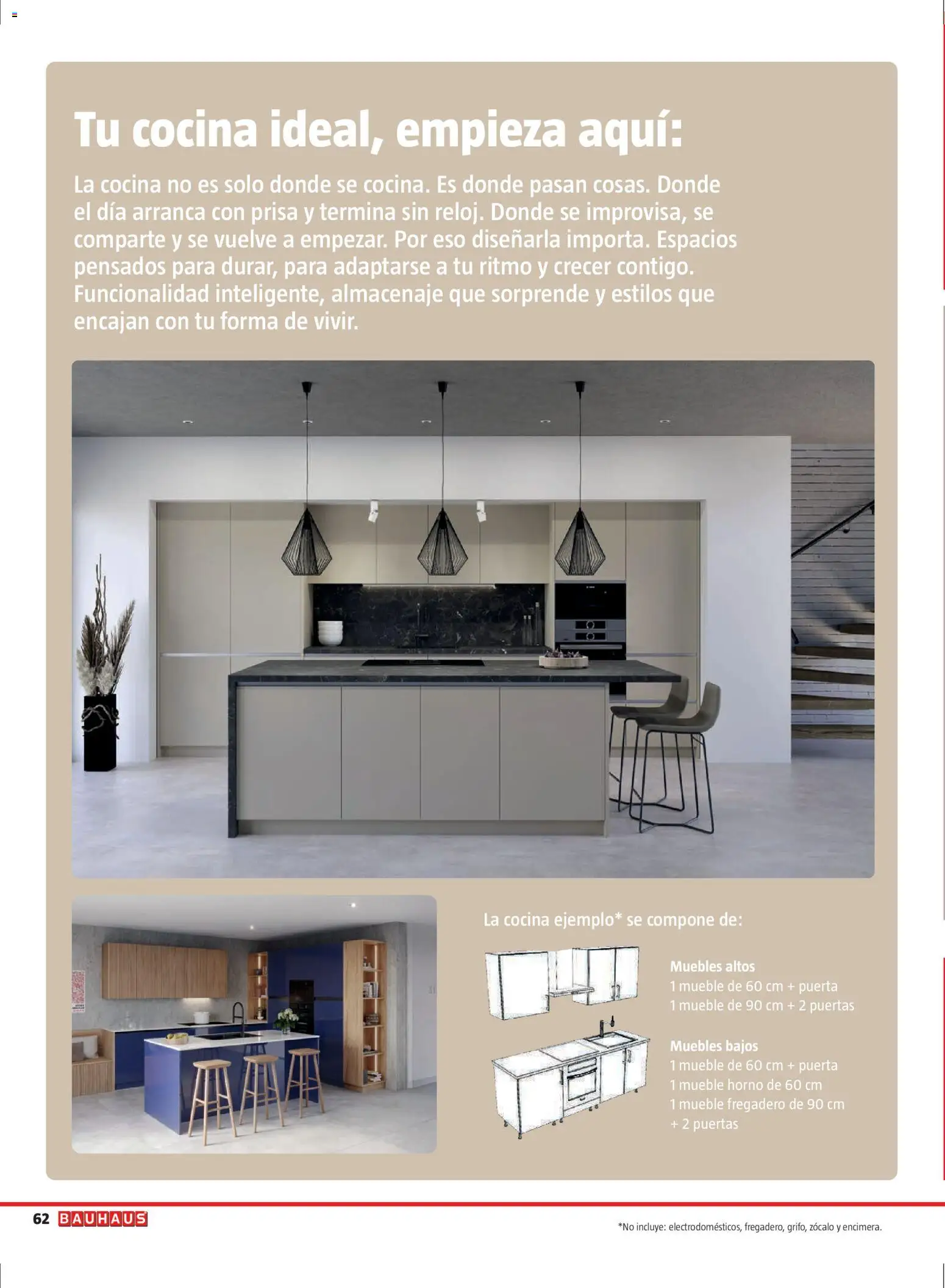 Bauhaus folleto Renueva │ válido desde el 02.03.2026 | Página: 62 | Productos: Fregadero, Muebles, Horno, Cocina