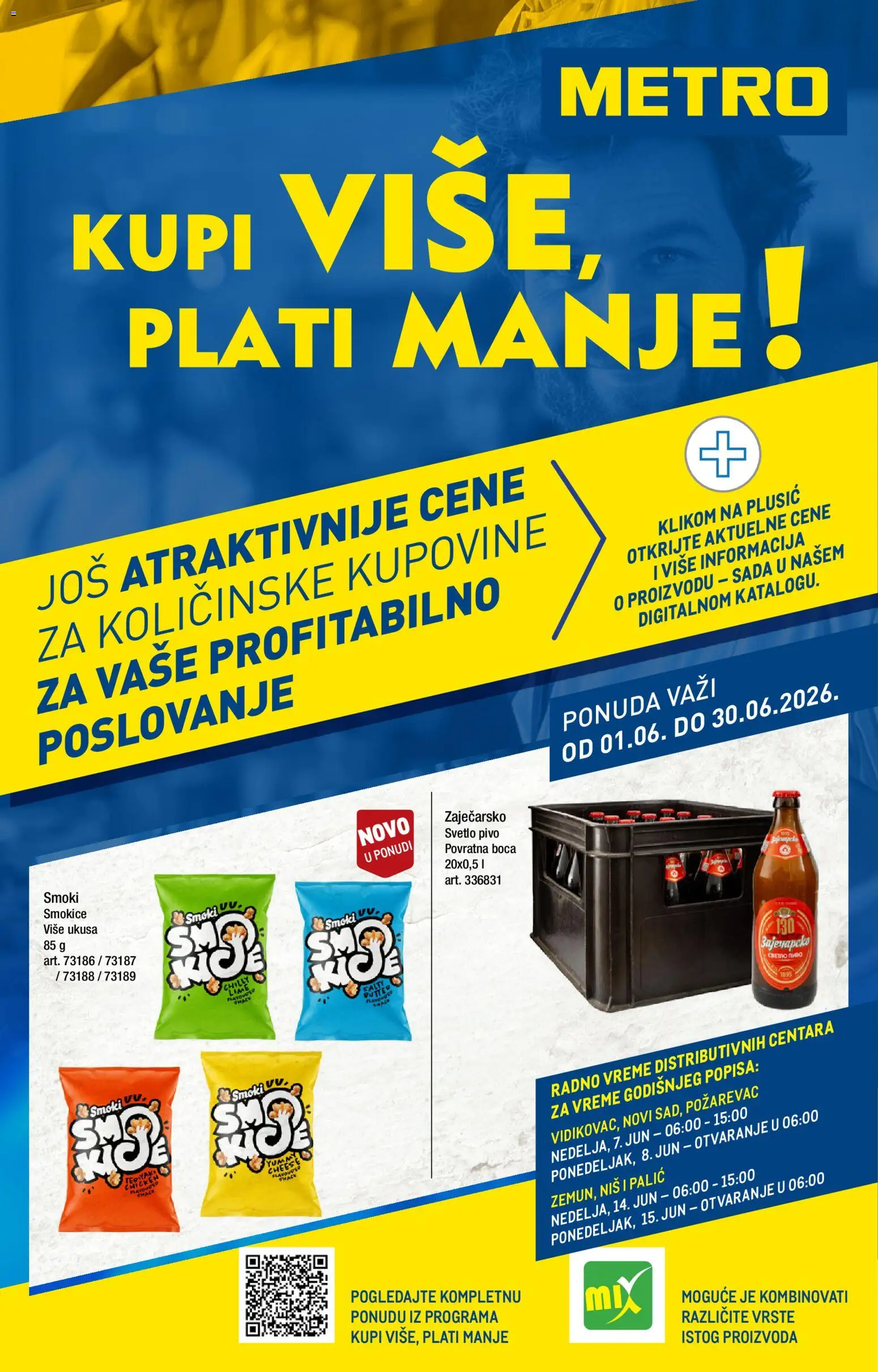 Metro katalog - važi od 01.06.2026 | Strana: 1 | Proizvode: Smoki, Pivo