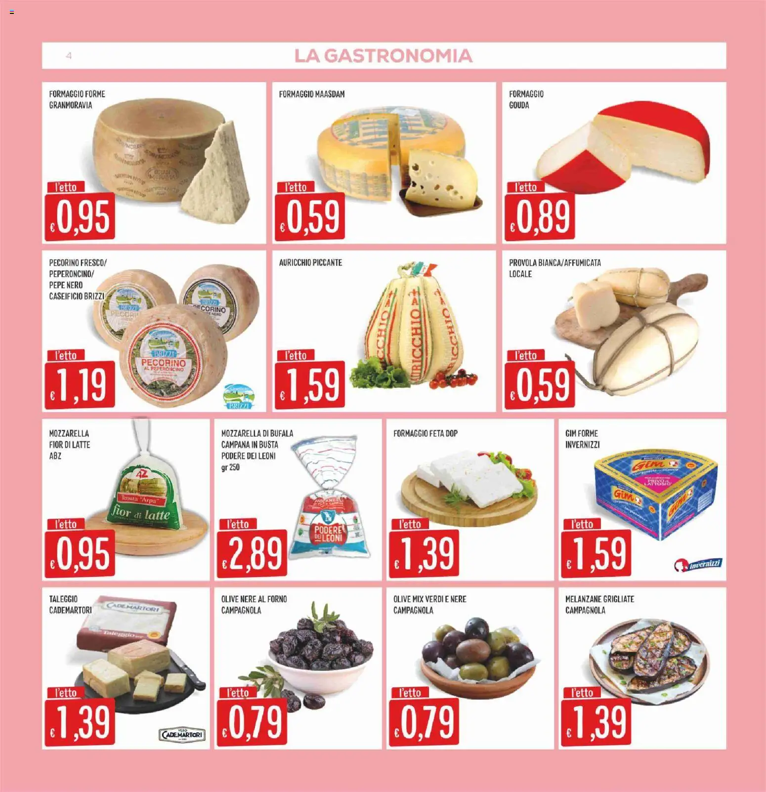 Volantino SISA del 03/09/2026 | Pagina: 4 | Prodotti: Pepe, Formaggio, Mozzarella di bufala, Feta
