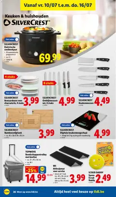 Lidl Folder week 28 - Voorbeeld van een folder van Lidl, geldig van 06/07/2026 | Pagina: 26 | Producten: Trolley, Snelkookpan, Servies, Shirt