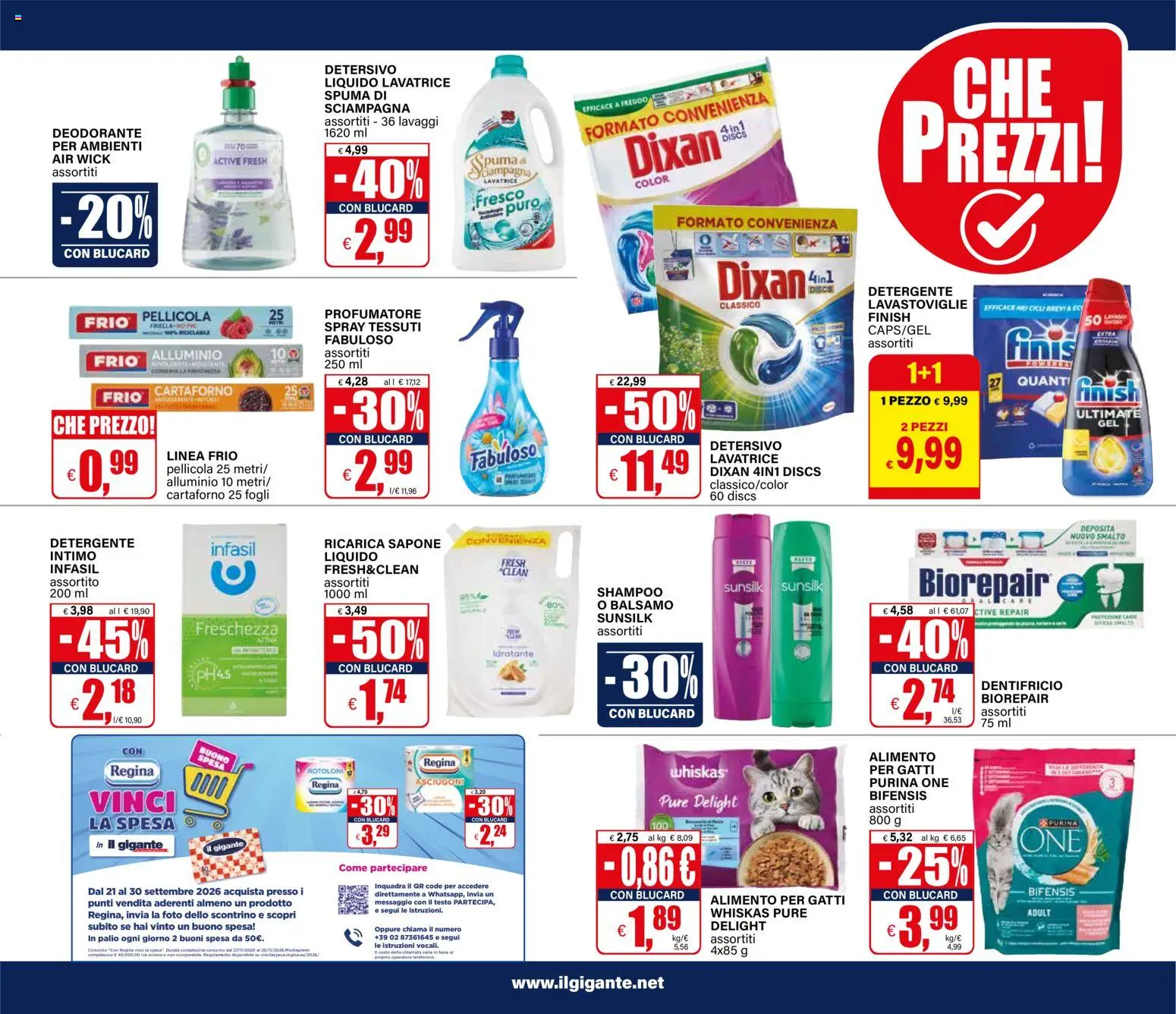 Volantino Il Gigante del 21/09/2026 | Pagina: 17 | Prodotti: Shampoo, Sapone, Deodorante, Pellicola