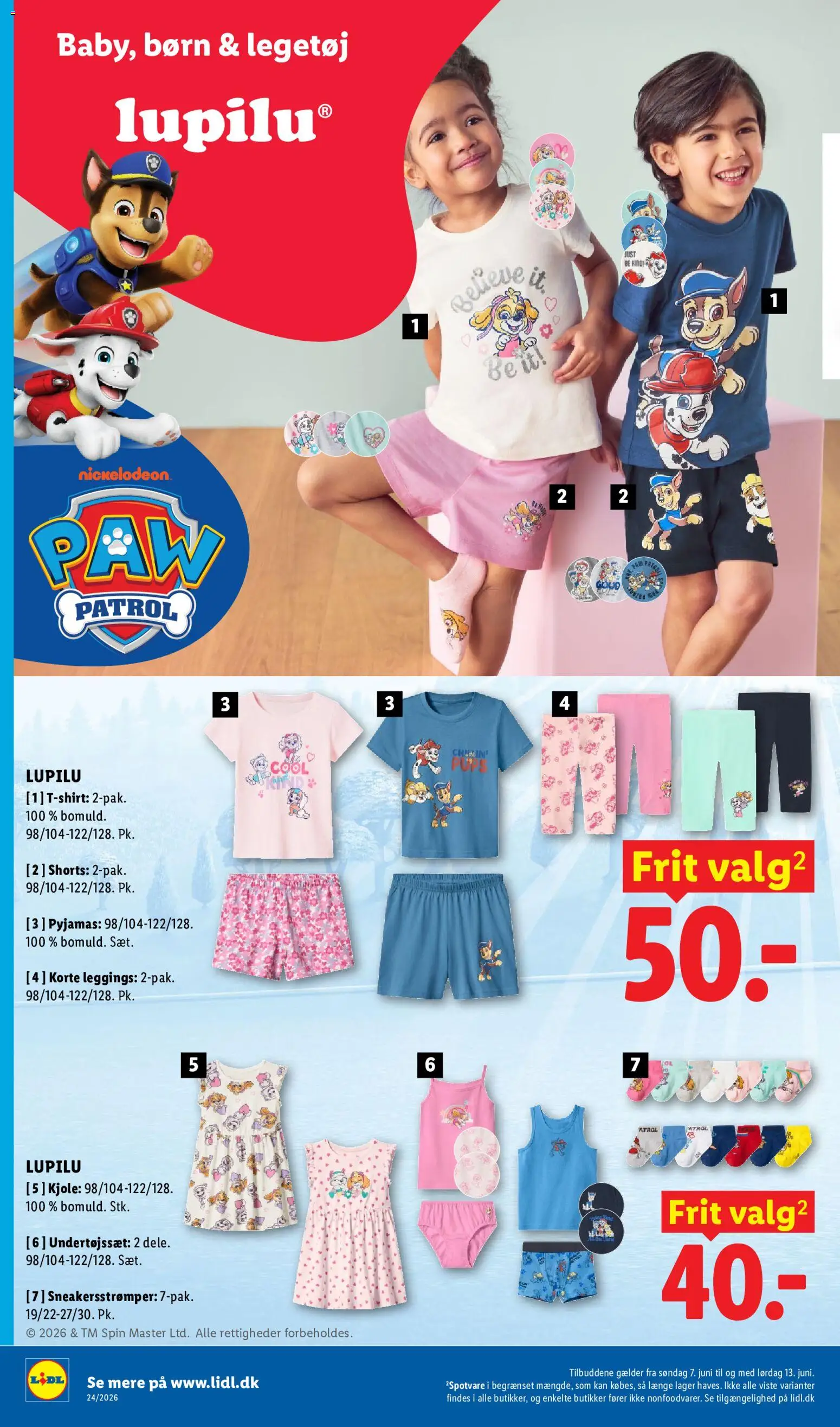 Lidl tilbudsavis – gyldig fra 07/06/2026 | Side: 8 | Produkter: Shorts, Leggings, Kjole, Søm