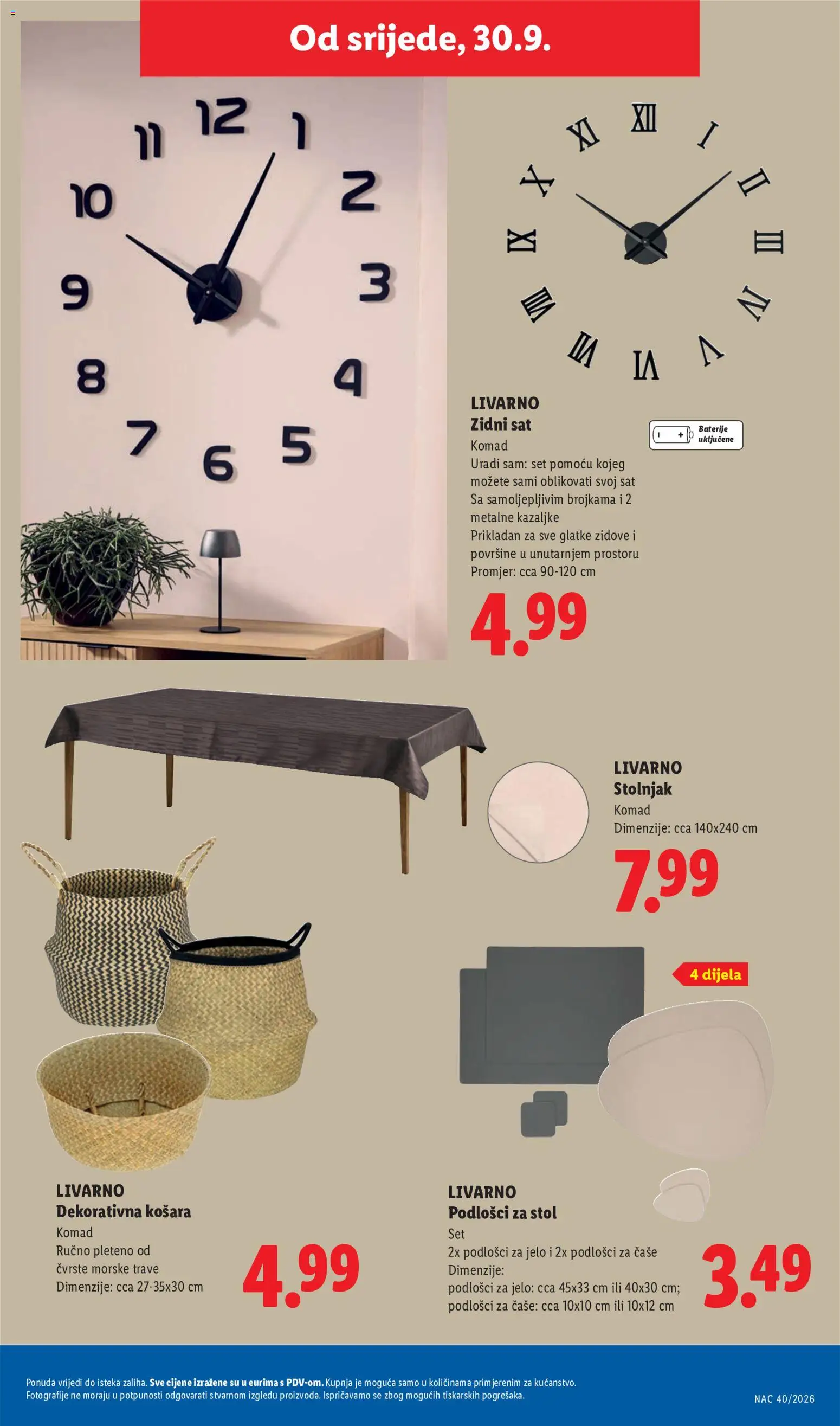 Lidl katalog | vrijedi od 28.09.2026 | Stranica: 49