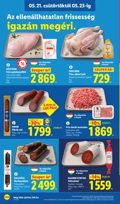 HÚSFARM Friss pulykamellfilé, Csont és bőr nélkül - amely érvényes a következő dátumtól: 21.05.2026 | Oldal: 8