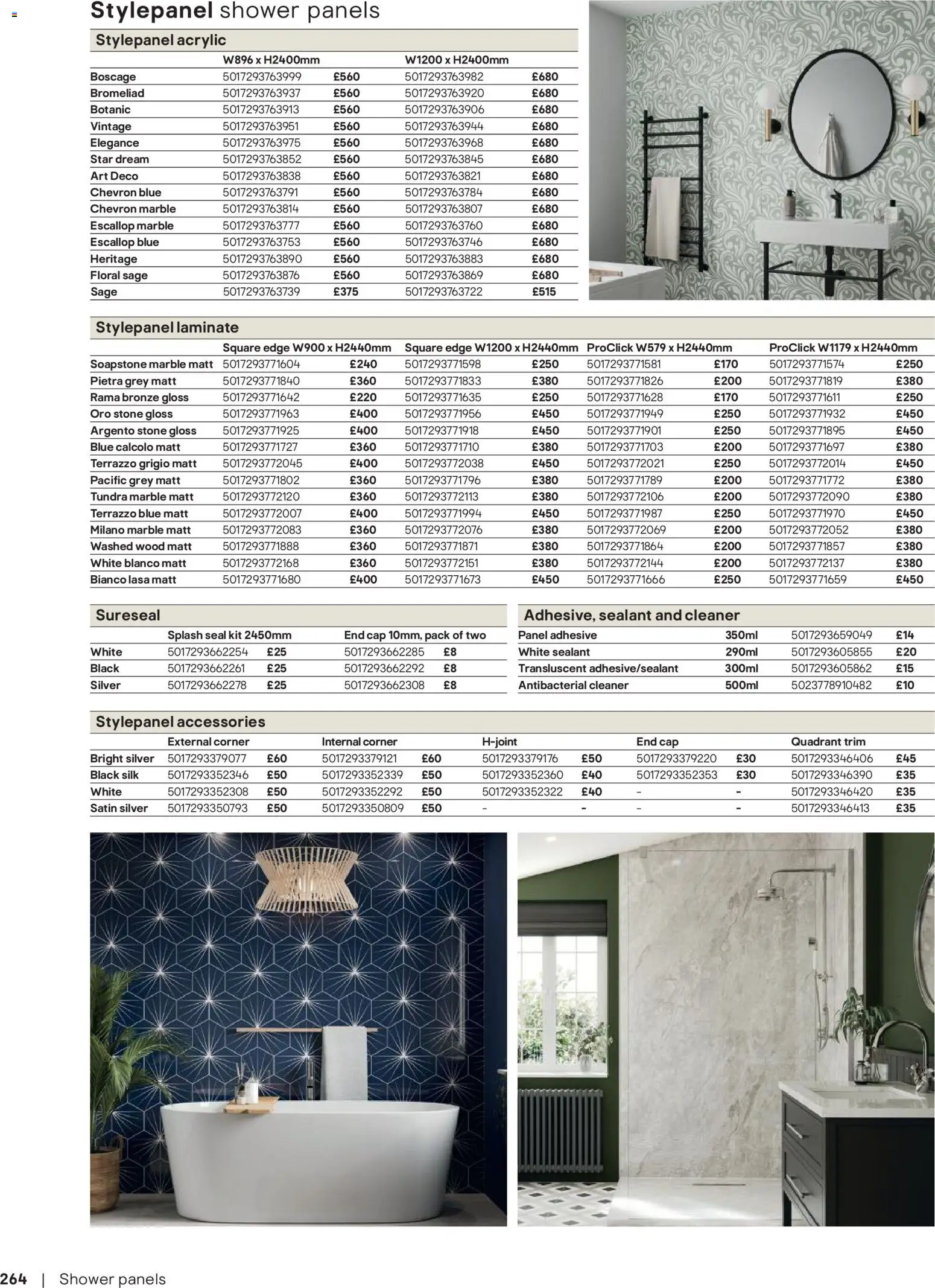{H1} | Page: 265 | Products: Shower, Cap
