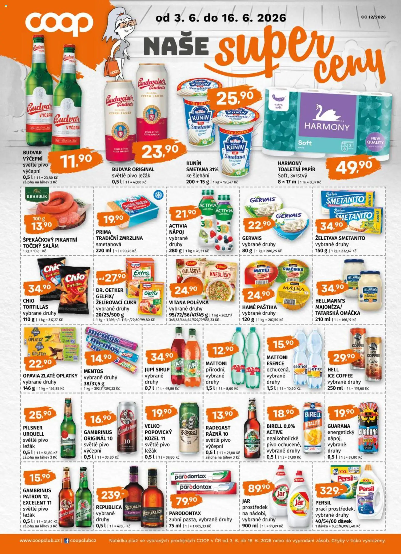 Trefa leták od 03.06.2026 | Strana: 9 | Produkty: Mattoni, Gervais, Gambrinus, Paštika