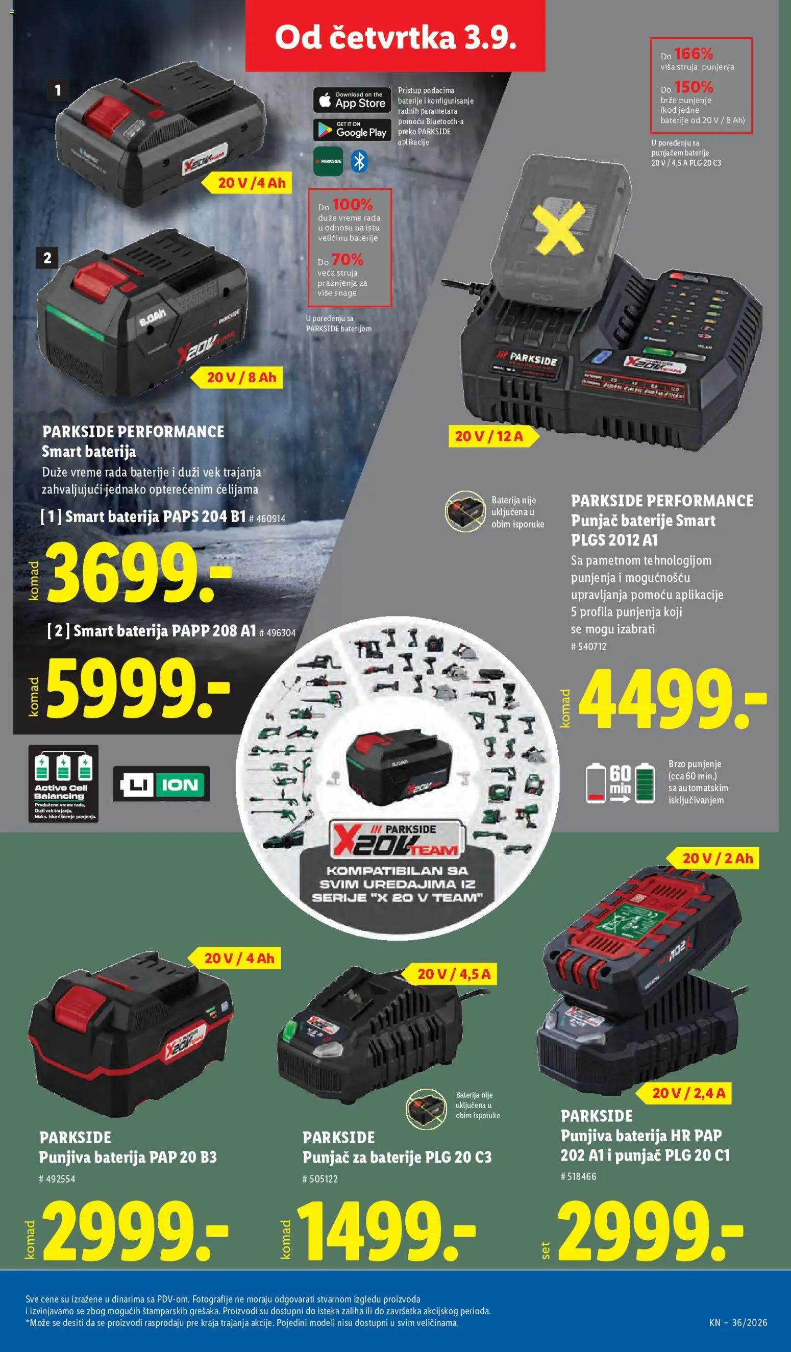 Lidl katalog - važi od 03.09.2026 | Strana: 89 | Proizvode: Parkside, Baterija, Baterije