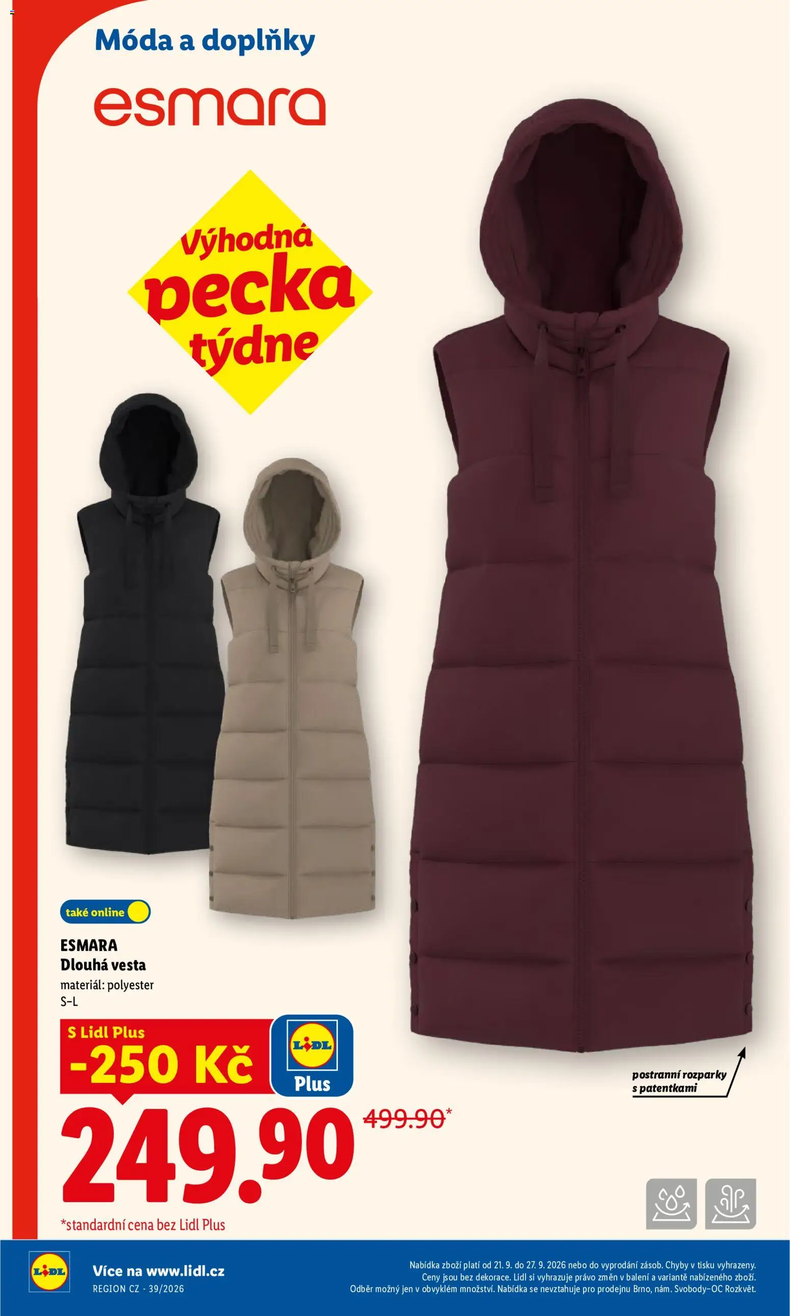 Lidl leták - Spotřební zboží od 21.09.2026 | Strana: 6 | Produkty: Vesta