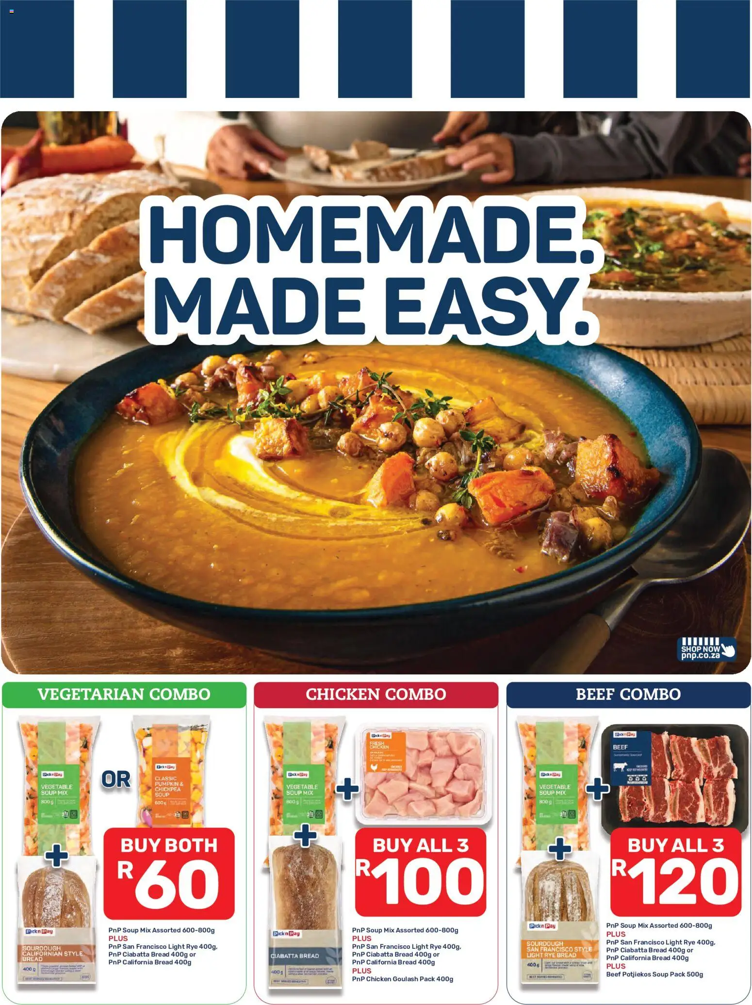 New Pick n Pay catalogue – valid from 15.06.2026 | Page: 5 | Products: Light, Bread, Beef, Soup