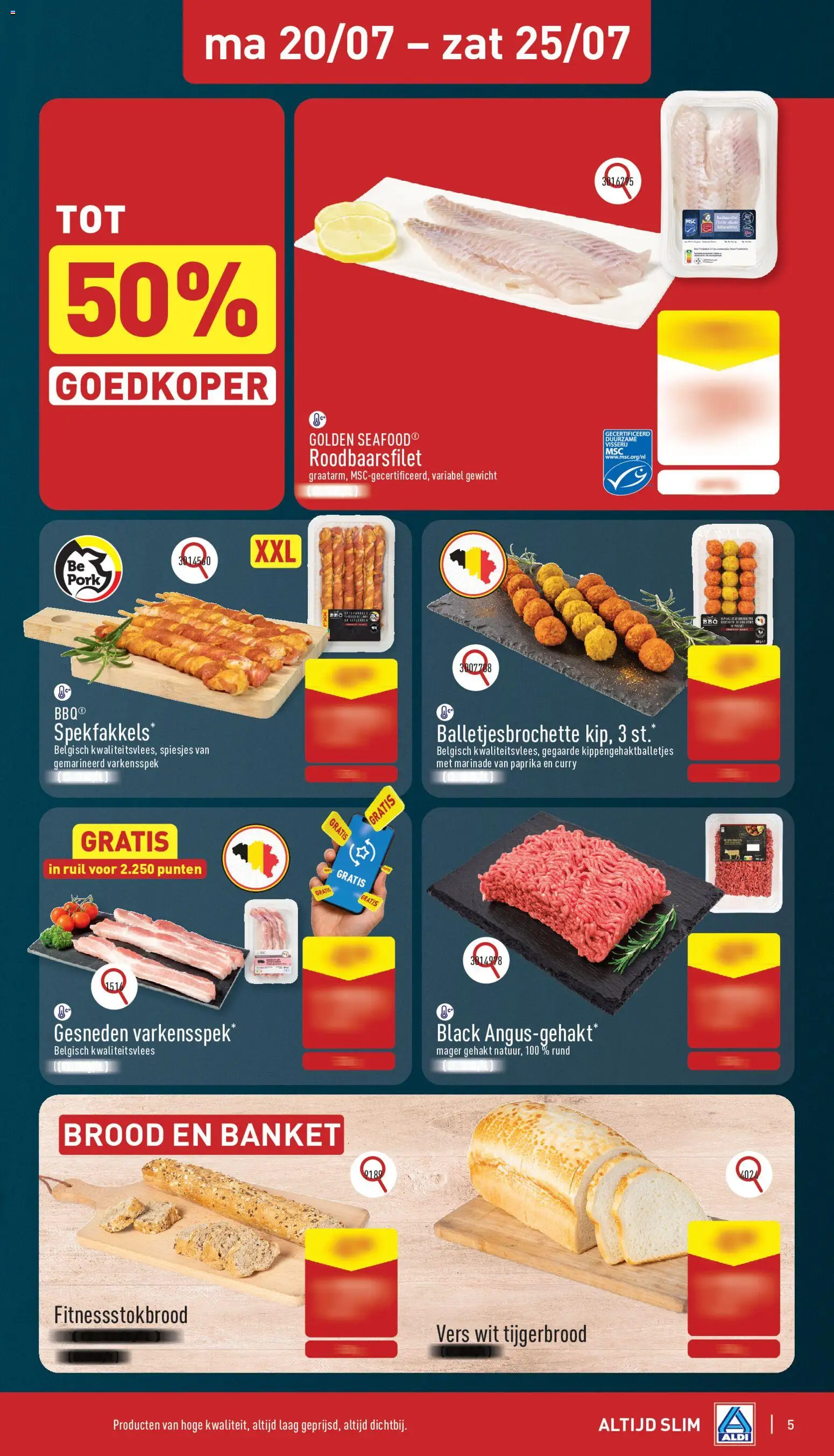 {H1} | Pagina: 5 | Producten: Gehakt, Gewicht, Brood