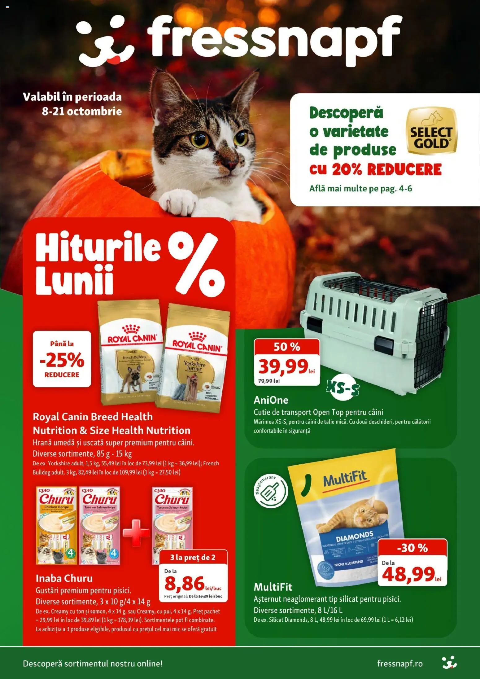 Noul catalog Fressnapf – valabil de la 08.10.2026 | Pagină: 1 | Produse: Premium, Top, Cutie, Tip