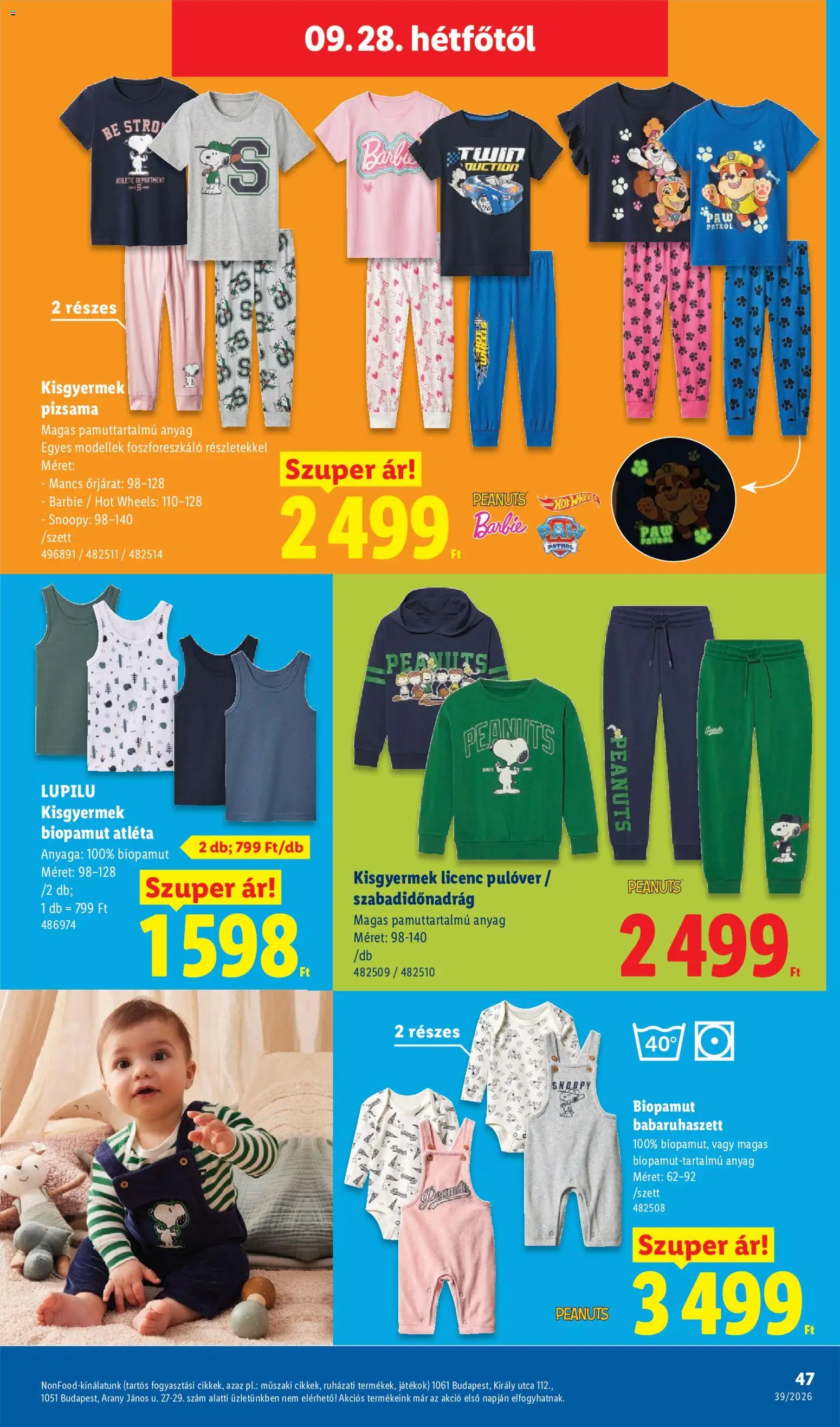 Lidl akciós ujság - amely érvényes a következő dátumtól: 2026.09.24. | Oldal: 47