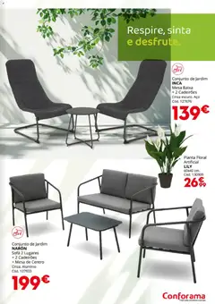Pré-visualização Conforama Jardim válido de 19.03.2026 | Página: 11 | Produtos: Sofá, Mesa