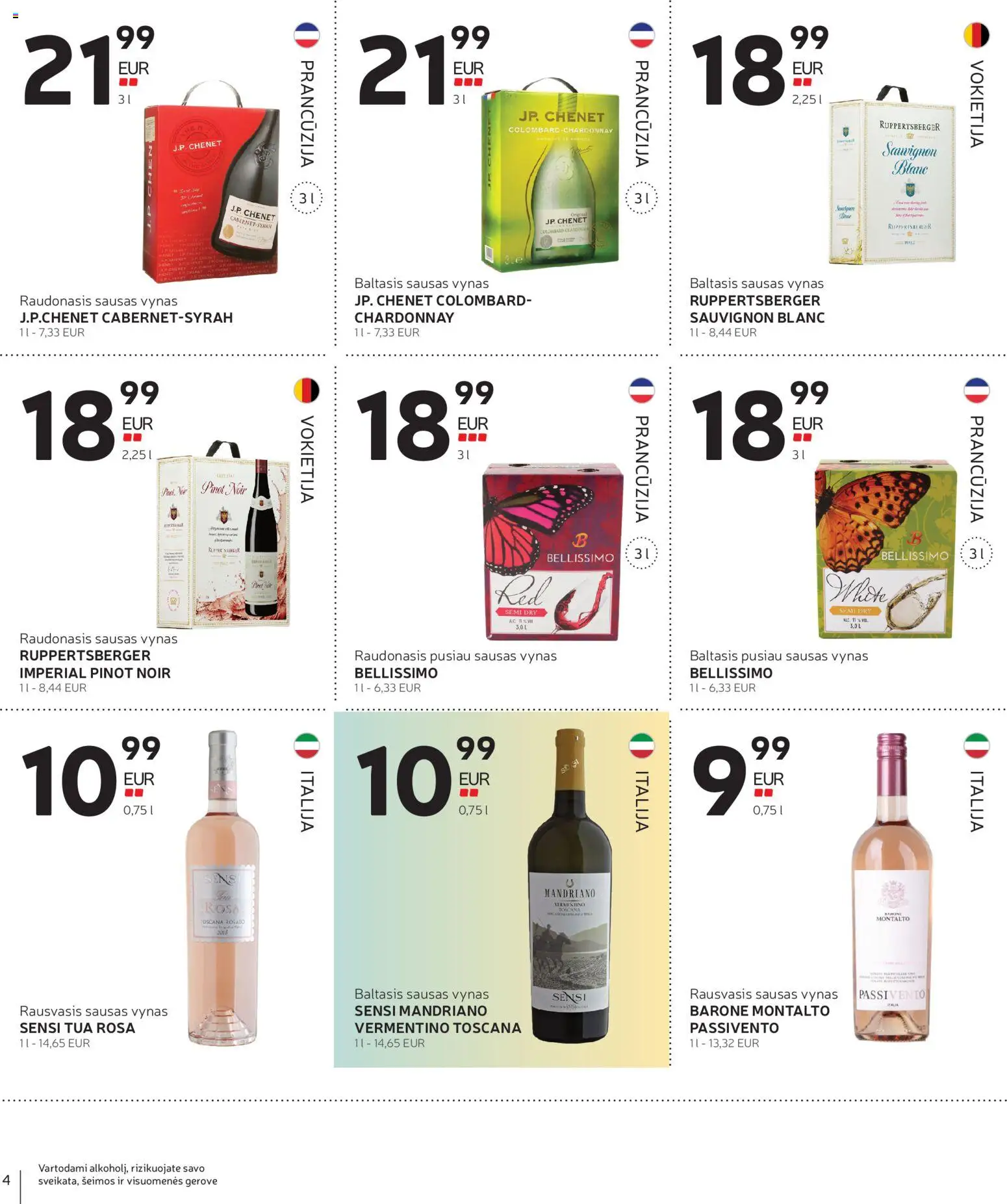 Rimi akcijos nuo 2026.10.06 | Puslapis: 4 | Prekių: Vynas