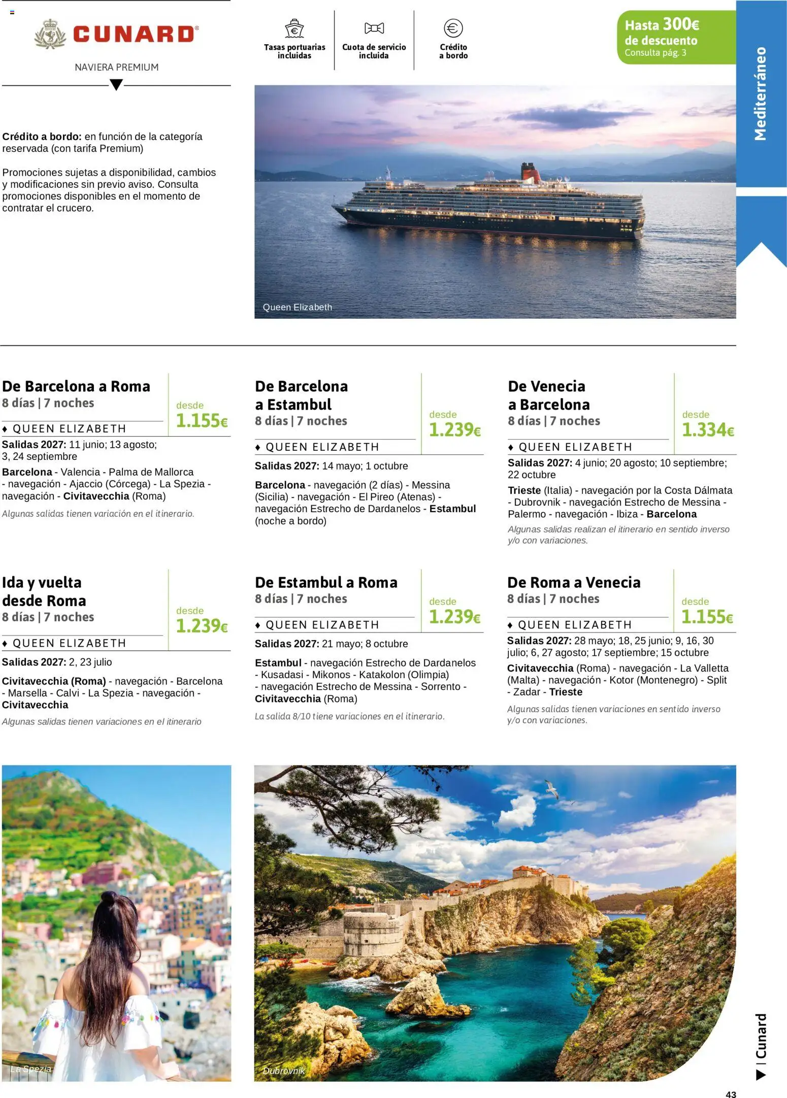 Viajes El Corte Inglés Crucero fantástico │ válido desde el 14/09/2026 | Página: 43 | Productos: Navegación