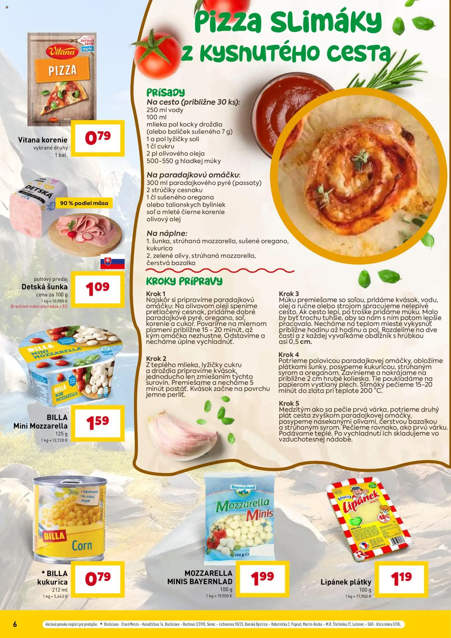 Nové Billa akcie – leták je platný od 27.05.2026 | Strana: 6 | Produkty: Čierne korenie, Bravčové mäso, Omáčka, Kukurica