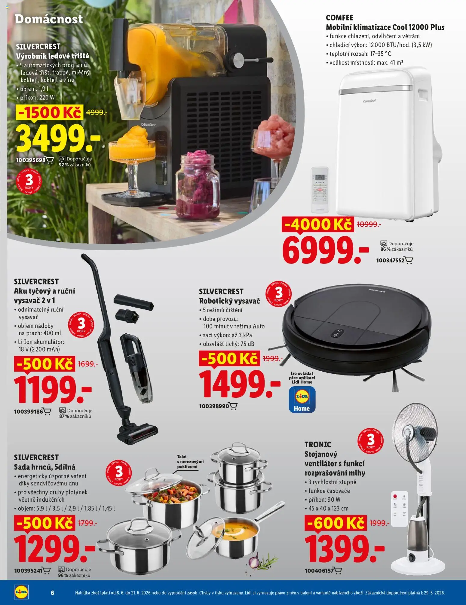 Lidl magazín od 08.06.2026 | Strana: 6 | Produkty: Víno, Vysavač, Ventilátor, Robotický vysavač