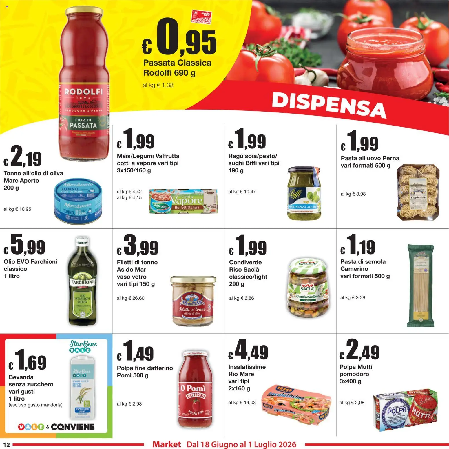 Volantino Sì con Te del 18.06.2026 | Pagina: 12 | Prodotti: Olio, Pesto, Vaso, Olio di Oliva
