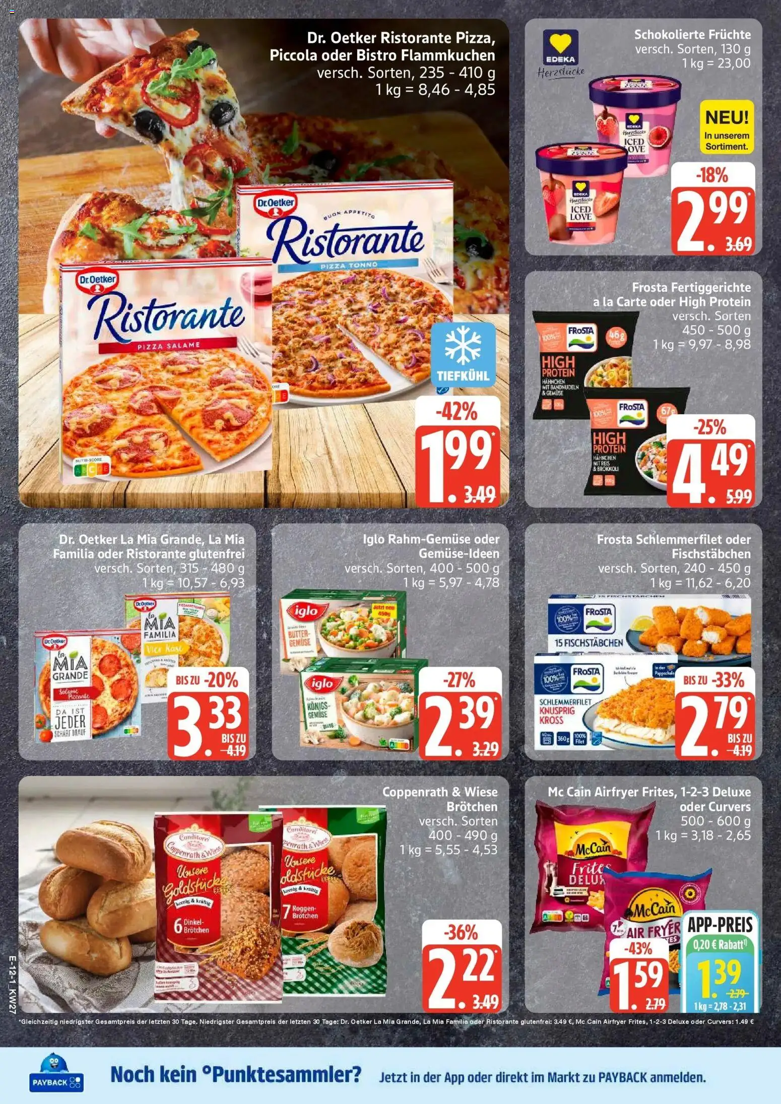 Edeka - EDEKA: Wochenangebote – gültig ab 28.06.2026 | Seite: 13 | Produkte: McCain, Frosta, Fischstabchen, Gemüse