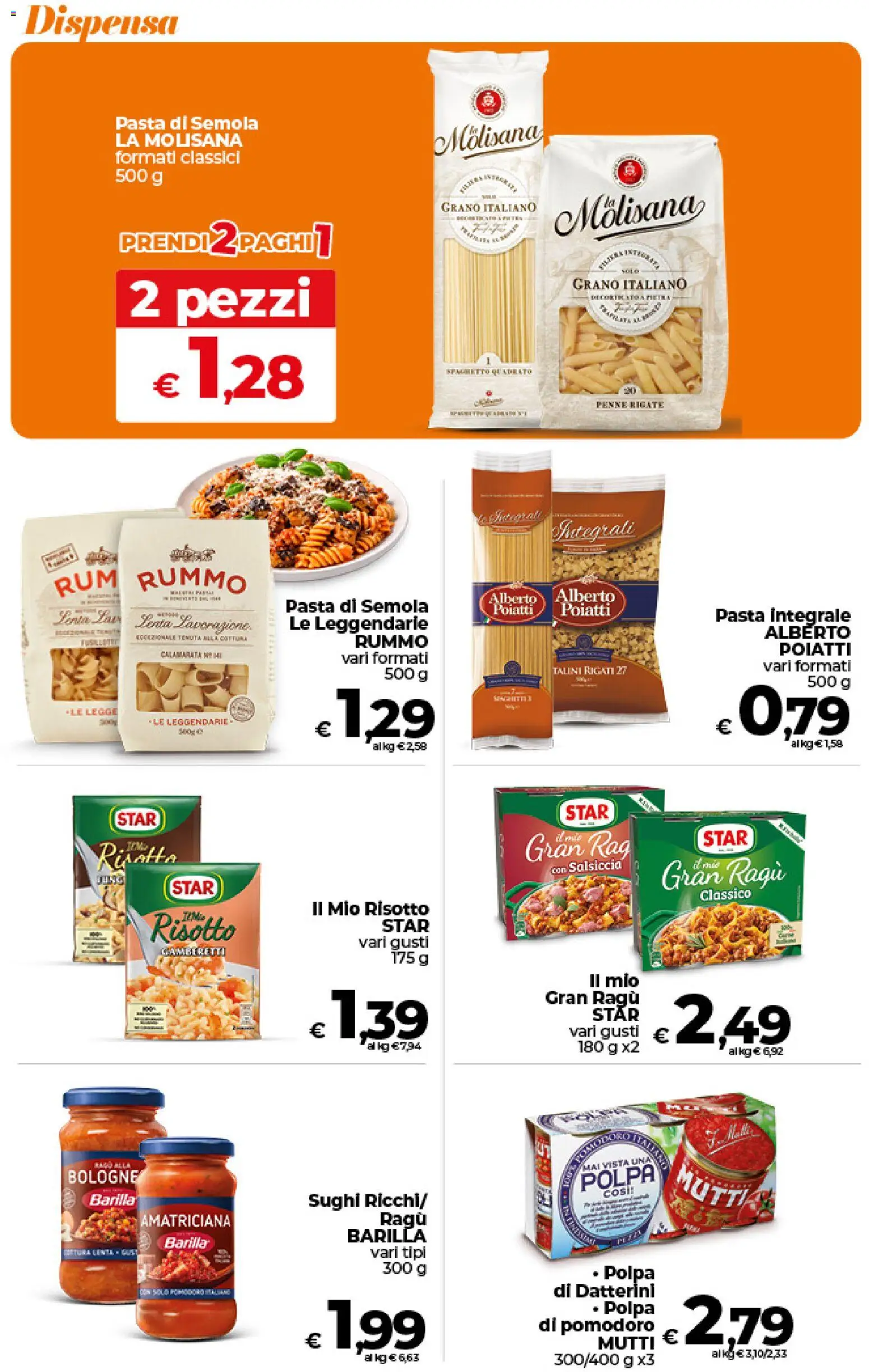 Volantino Ipercoop del 09.06.2026 | Pagina: 32 | Prodotti: Pomodoro, Mutti, Penne, Gamberetti