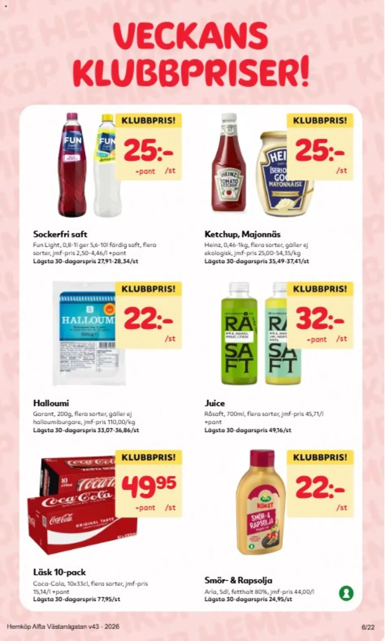 Hemköp reklamblad aktuell från 19/10/2026 | Sida: 6