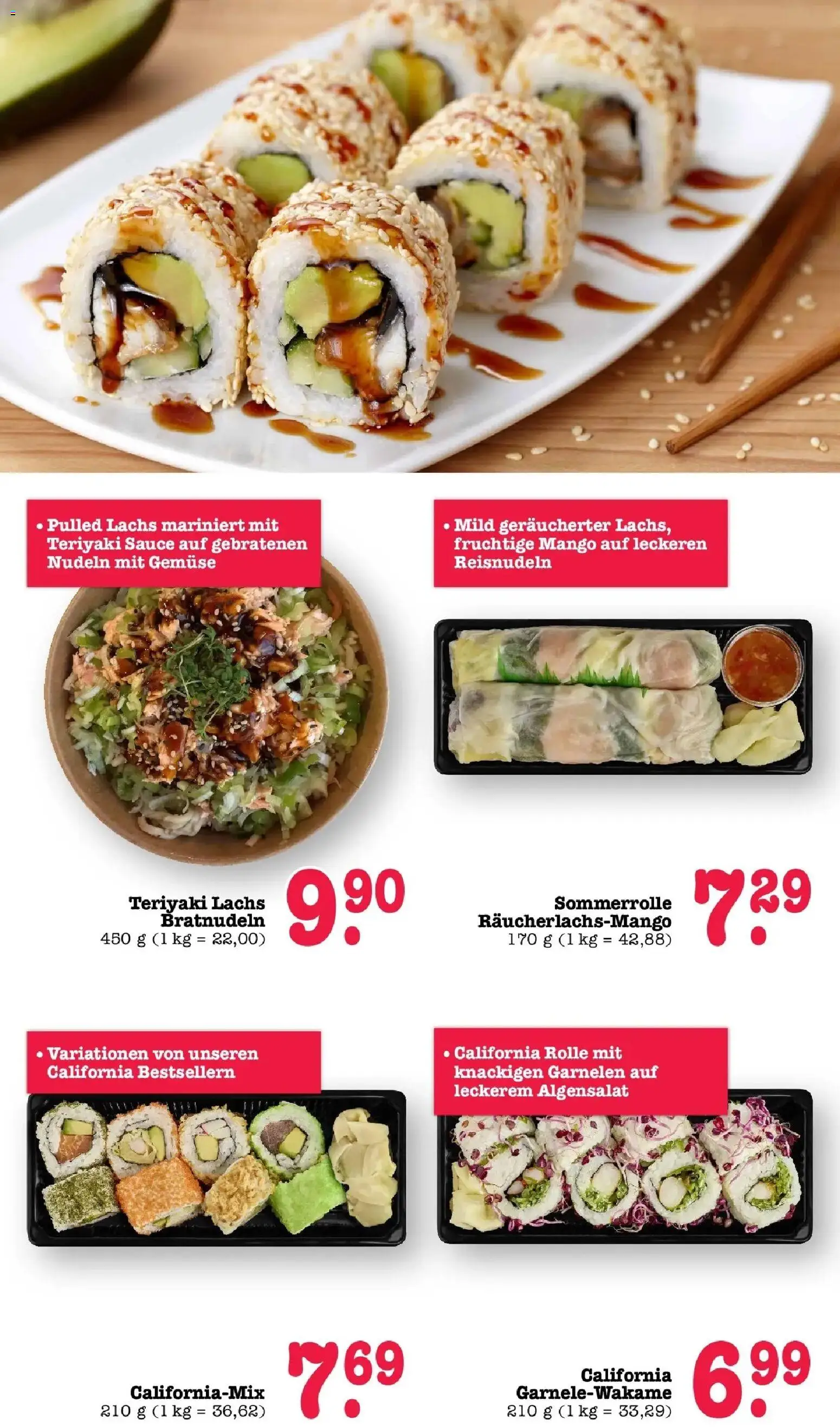 Edeka Prospekt Bühlertal – gültig ab 27.07.2026 | Seite: 21 | Produkte: Garnelen, Lachs, Gemüse, Nudeln